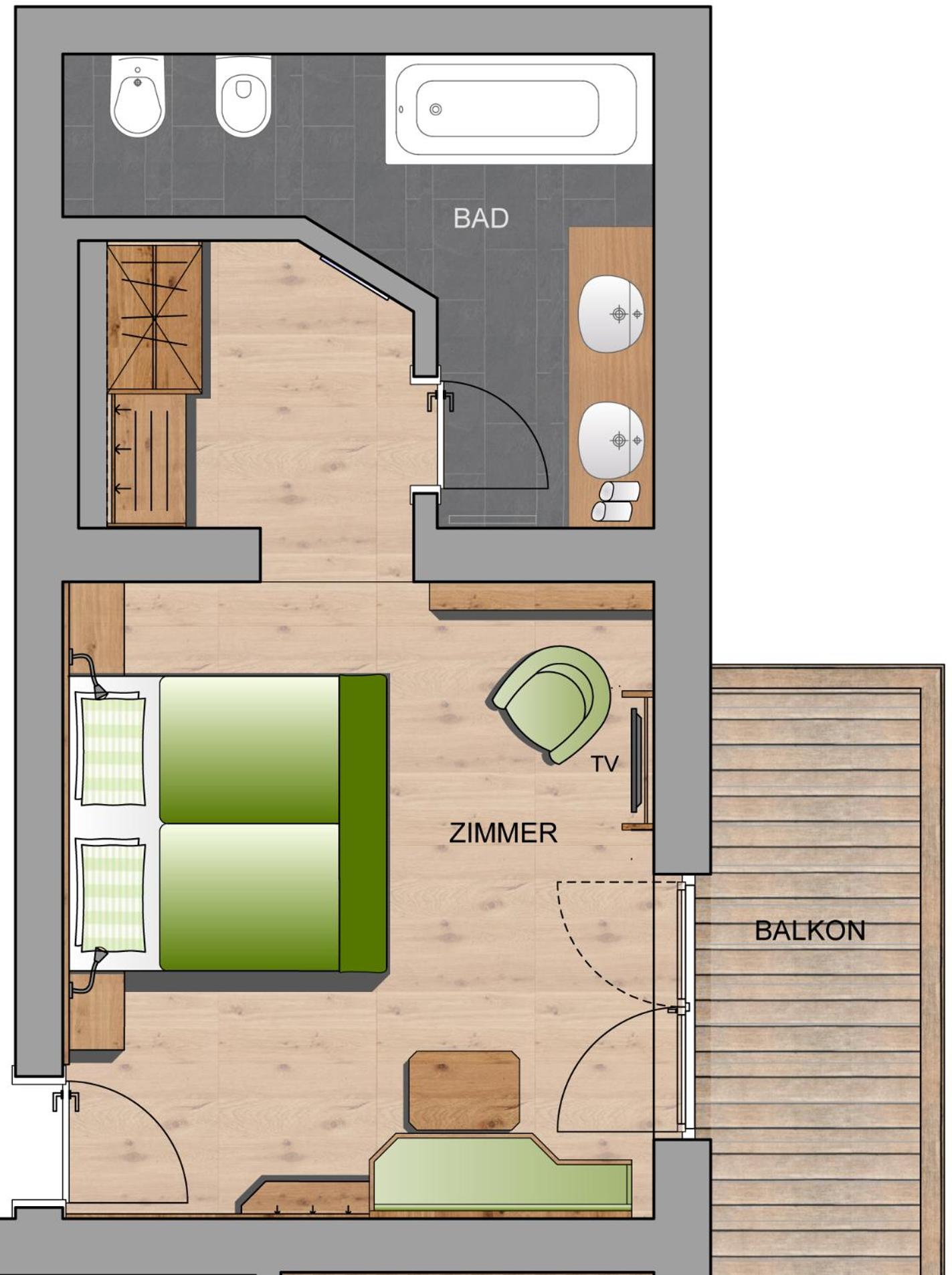 Double Room with Balcony photo 2