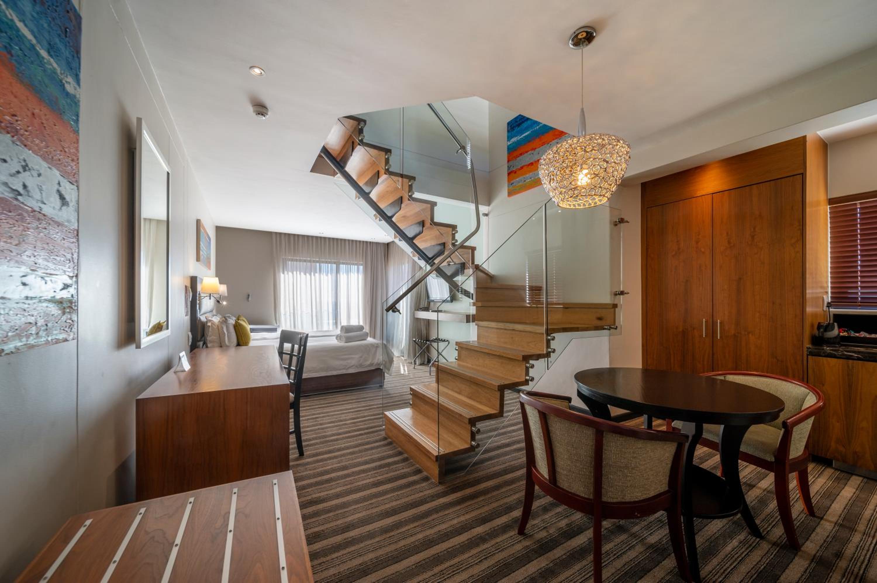 Partial Sea View Family Loft with Queen & Twin Beds photo 1