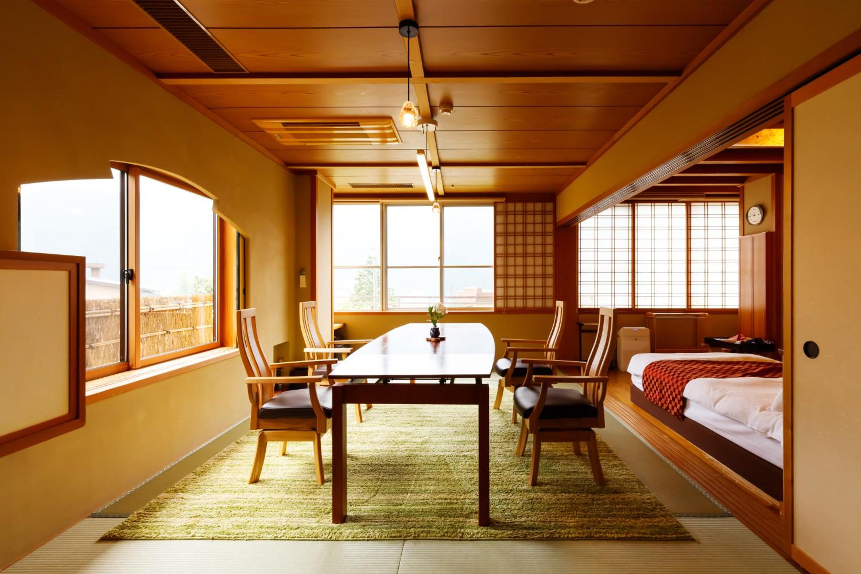 Twin Room with Tatami Area and Open-Air Bath