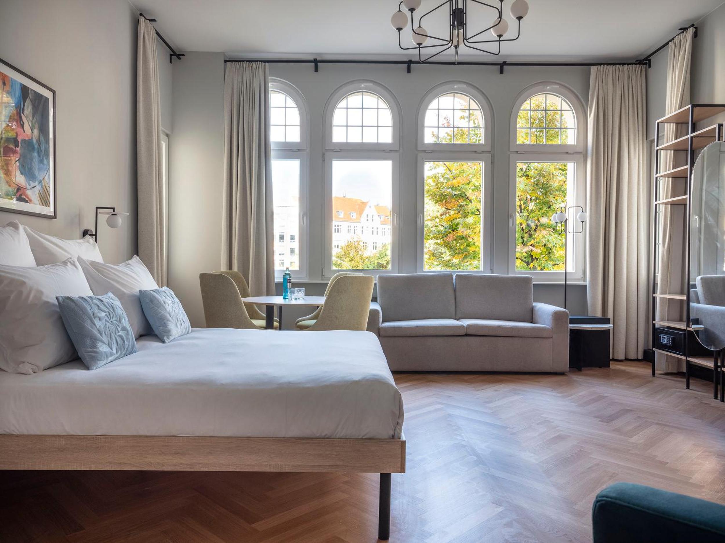 Large Studio with Kitchenette, Balcony and Sofa Bed photo 1