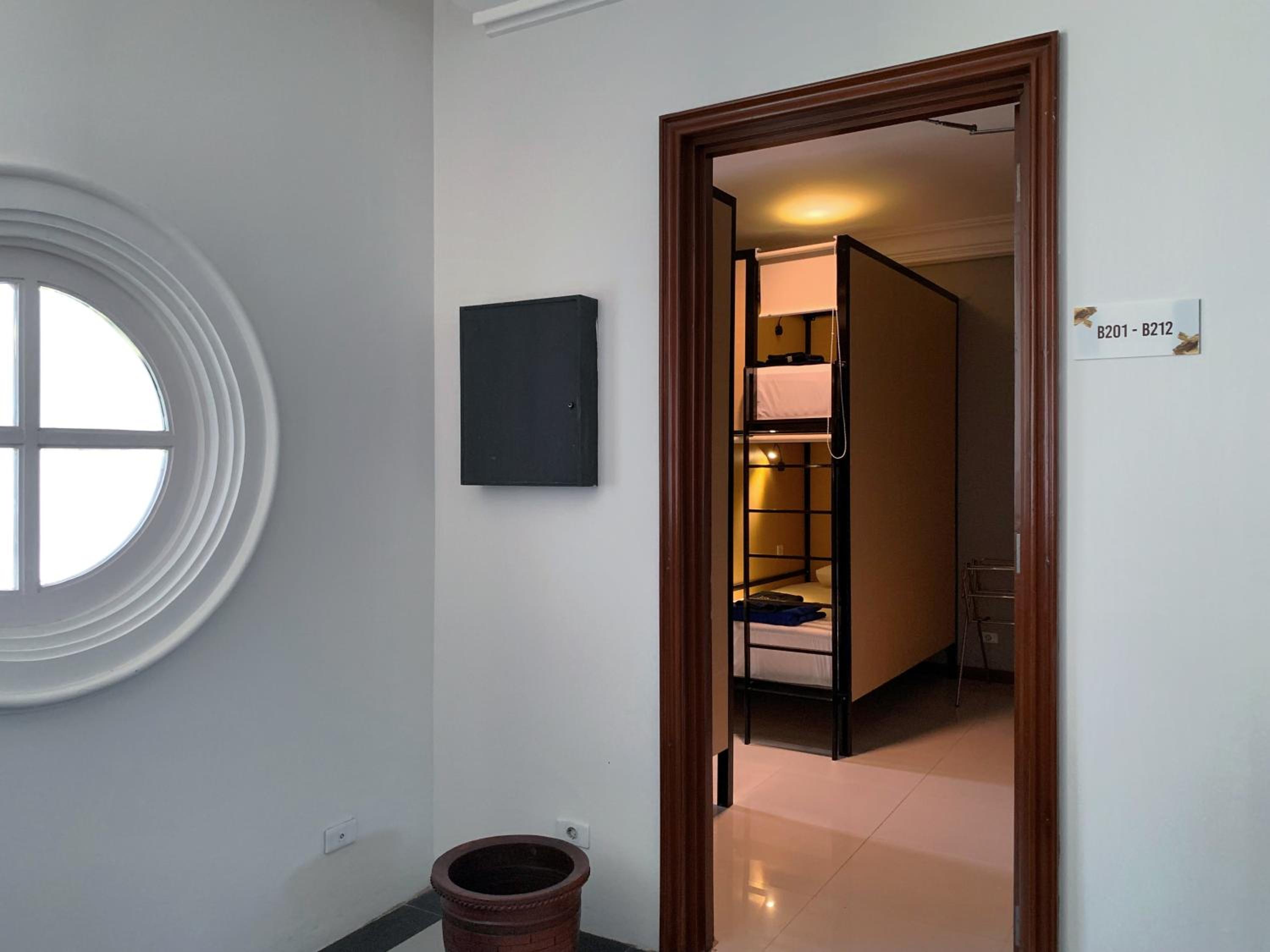 Bunk Bed In Male Dormitory Room
