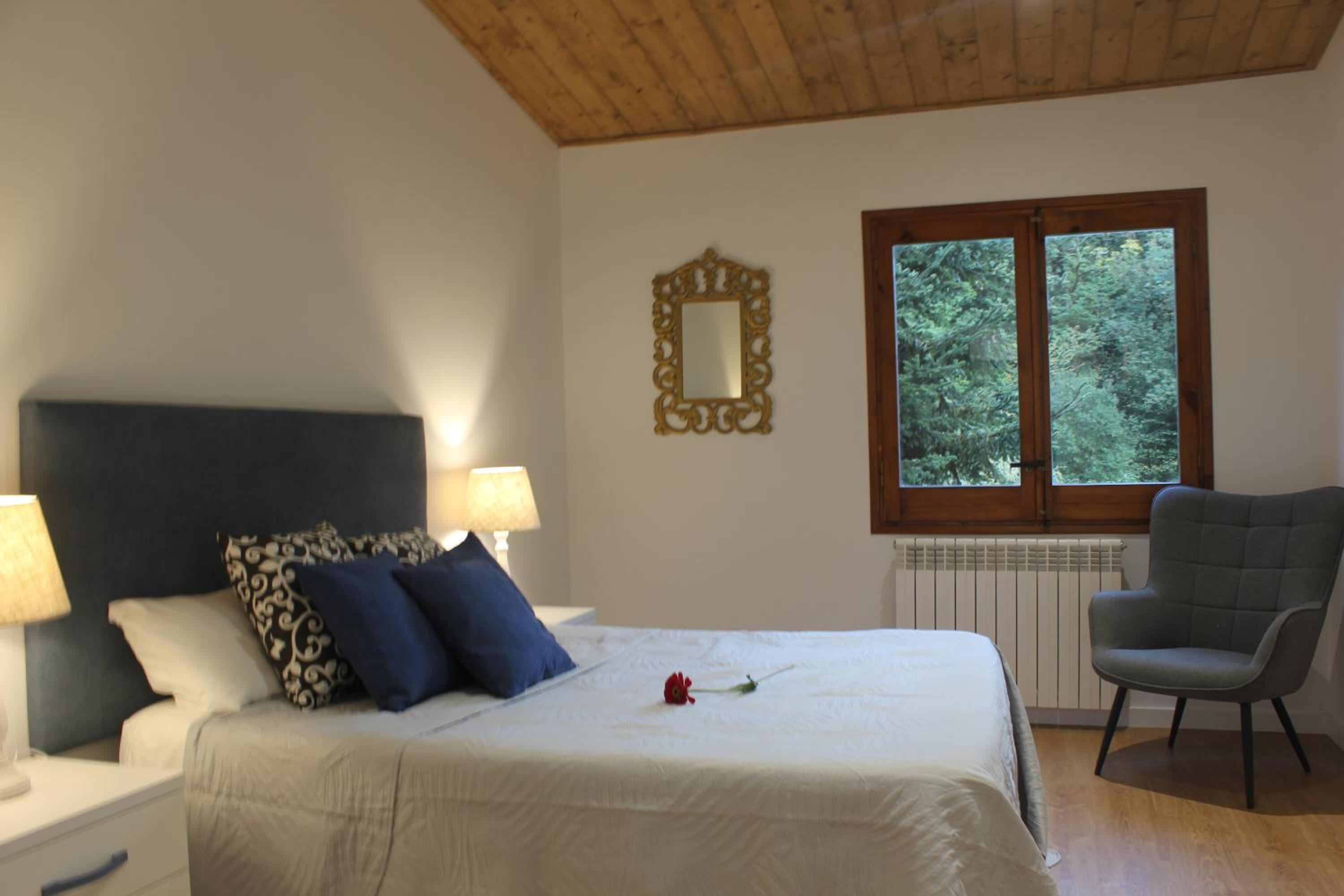 Apartamento con vista al jardín