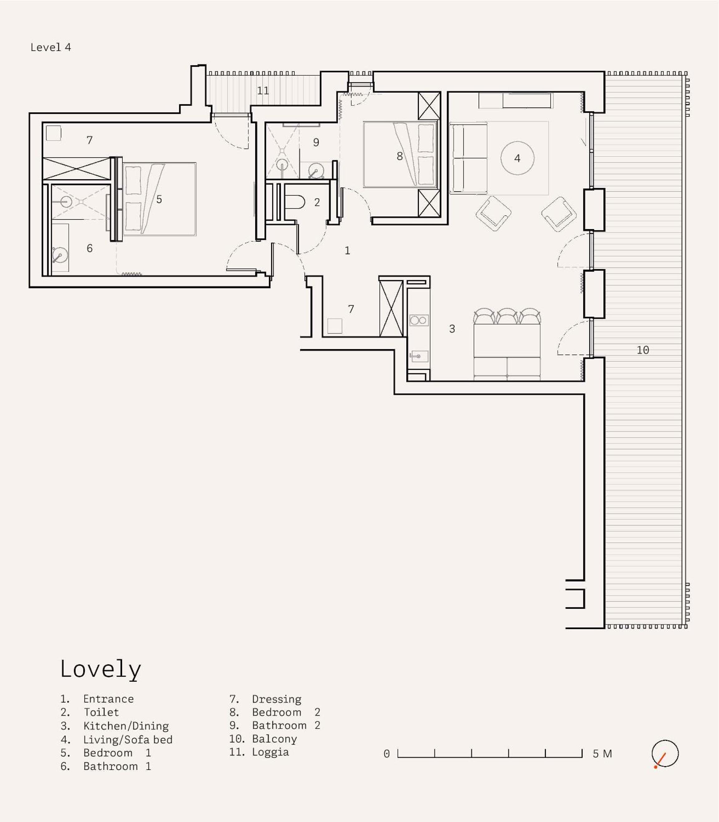 Two-Bedroom Apartment photo 2