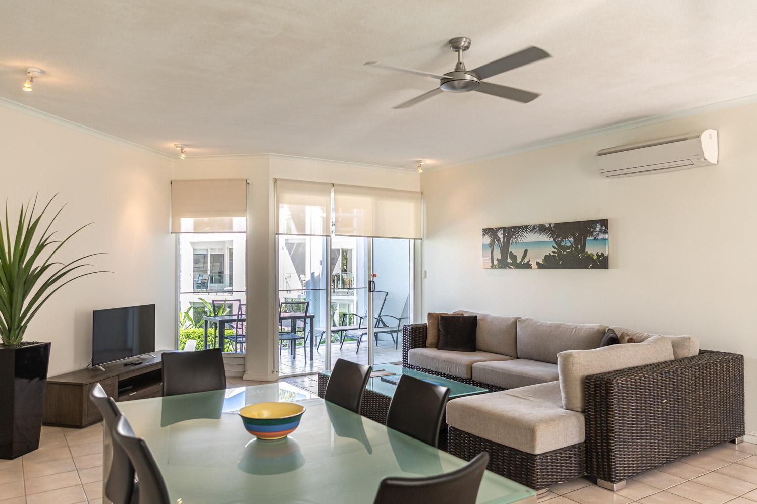 Two-Bedroom Apartment with Pool View