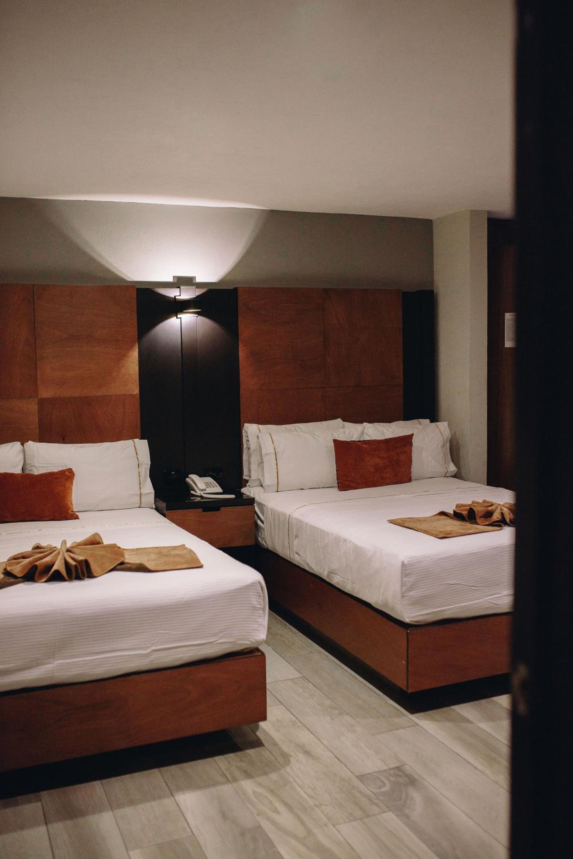Standard Double Room with Two Double Beds - No view - Photo 14