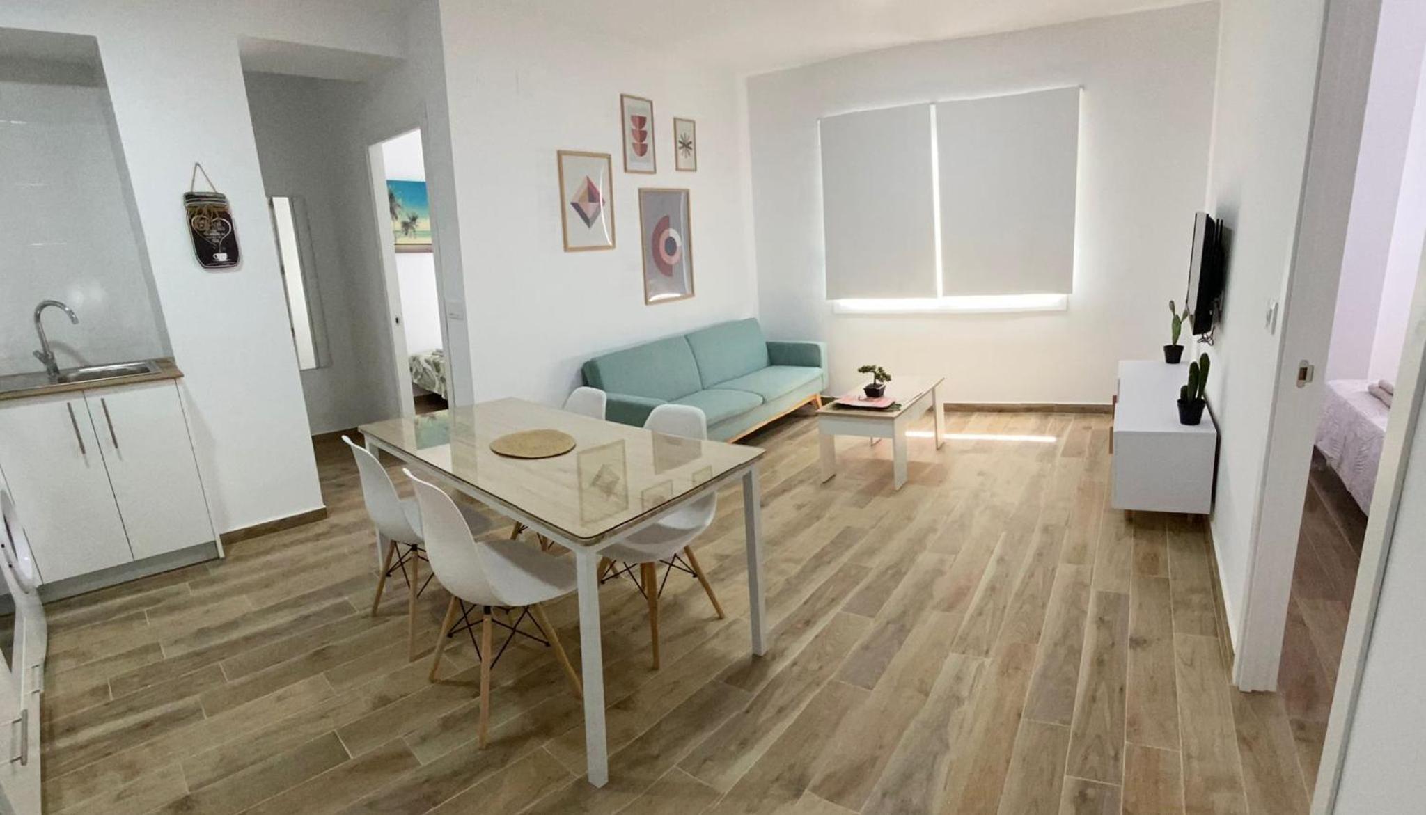 Apartamento de dos habitaciones