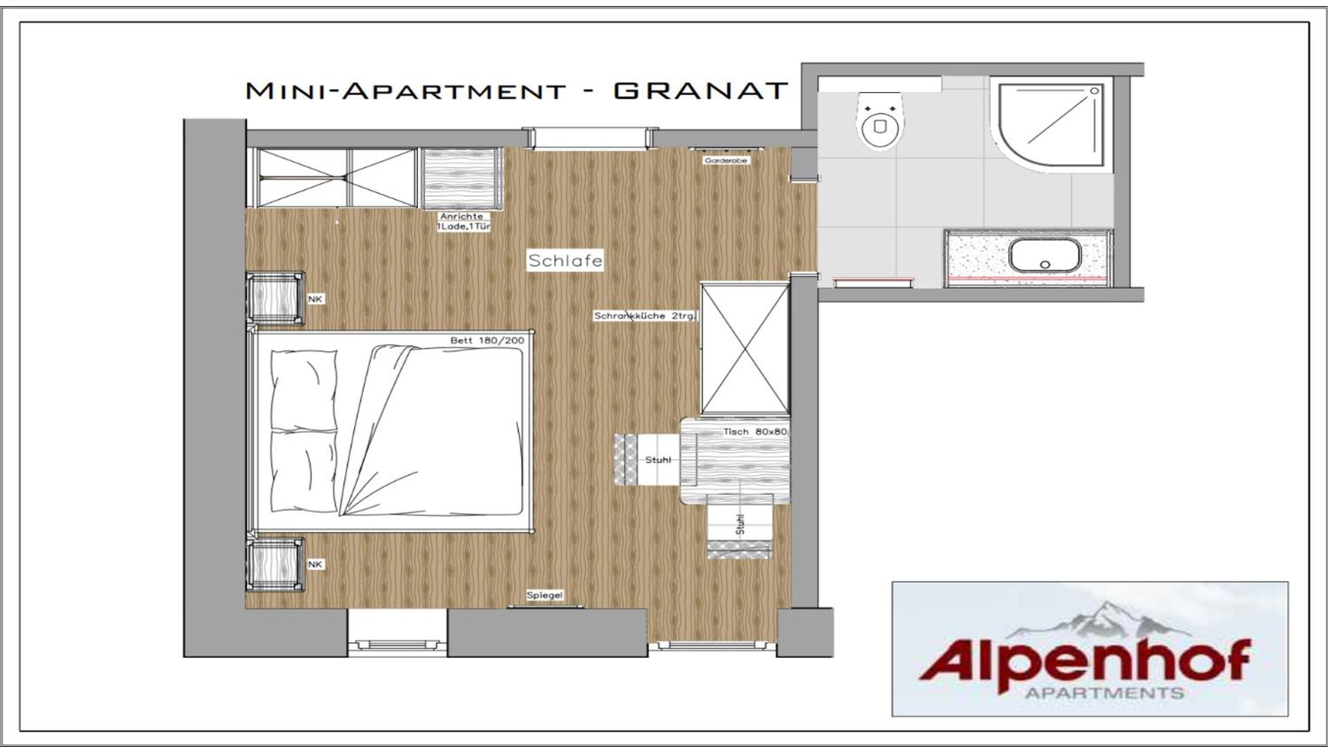 Studio with Balcony - Photo 4