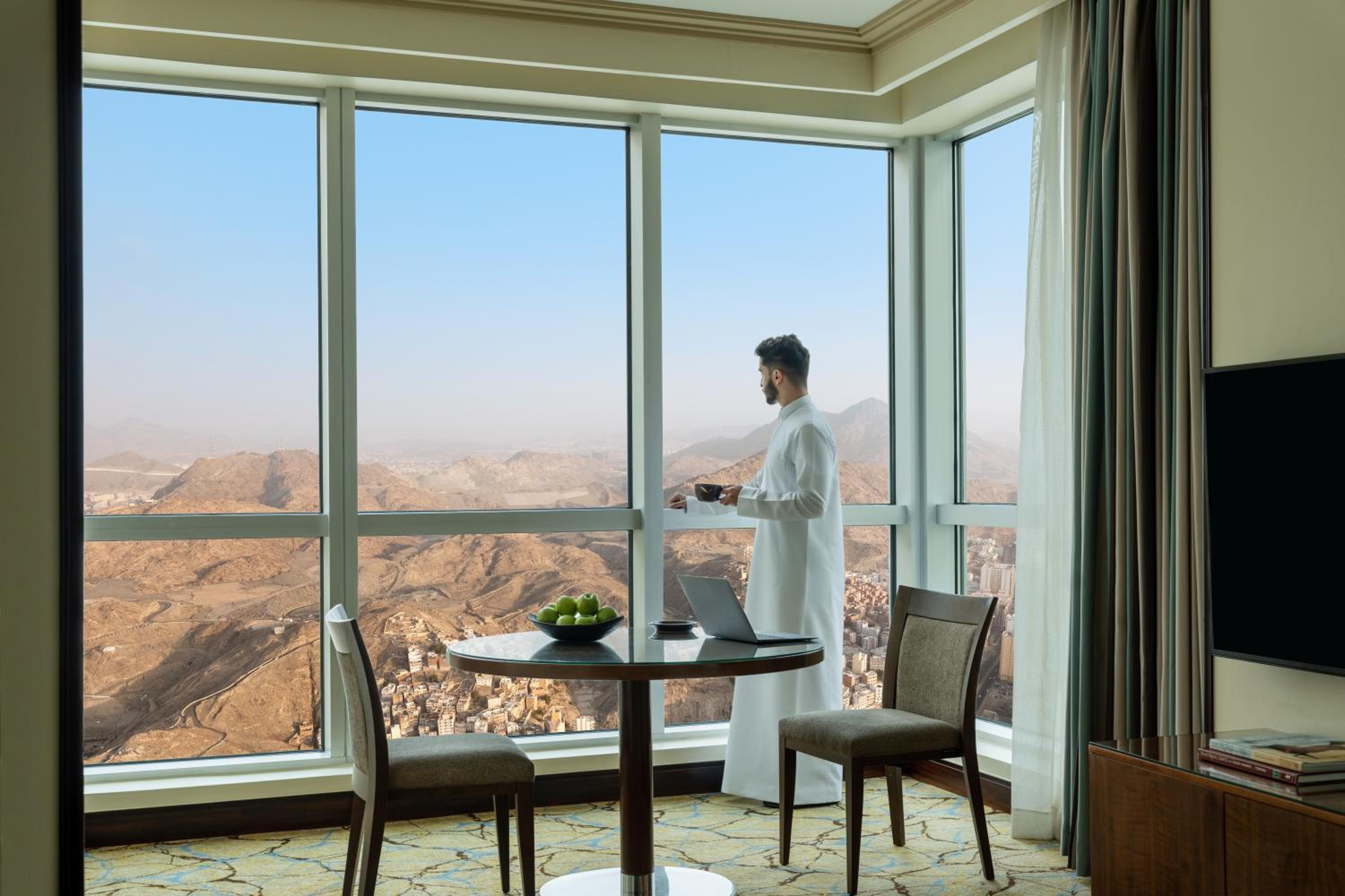 Family Two-Bedroom Suite With Partial Haram View