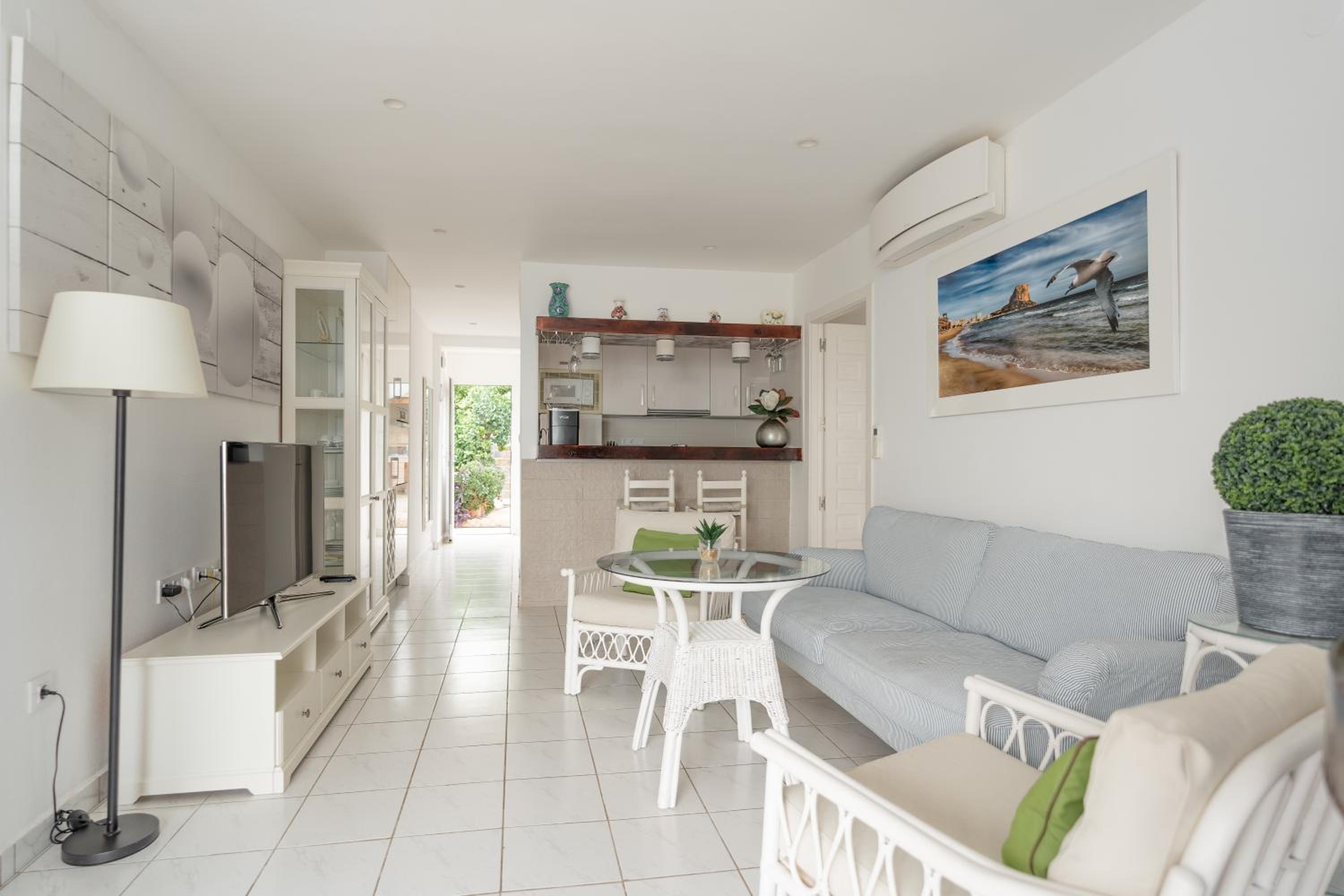 Bungalow con vista al mar