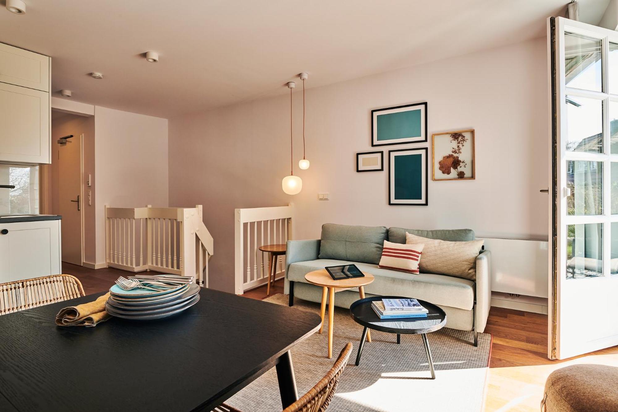 Ferienwohnung L im Erdgeschoss mit Terrasse und Sauna