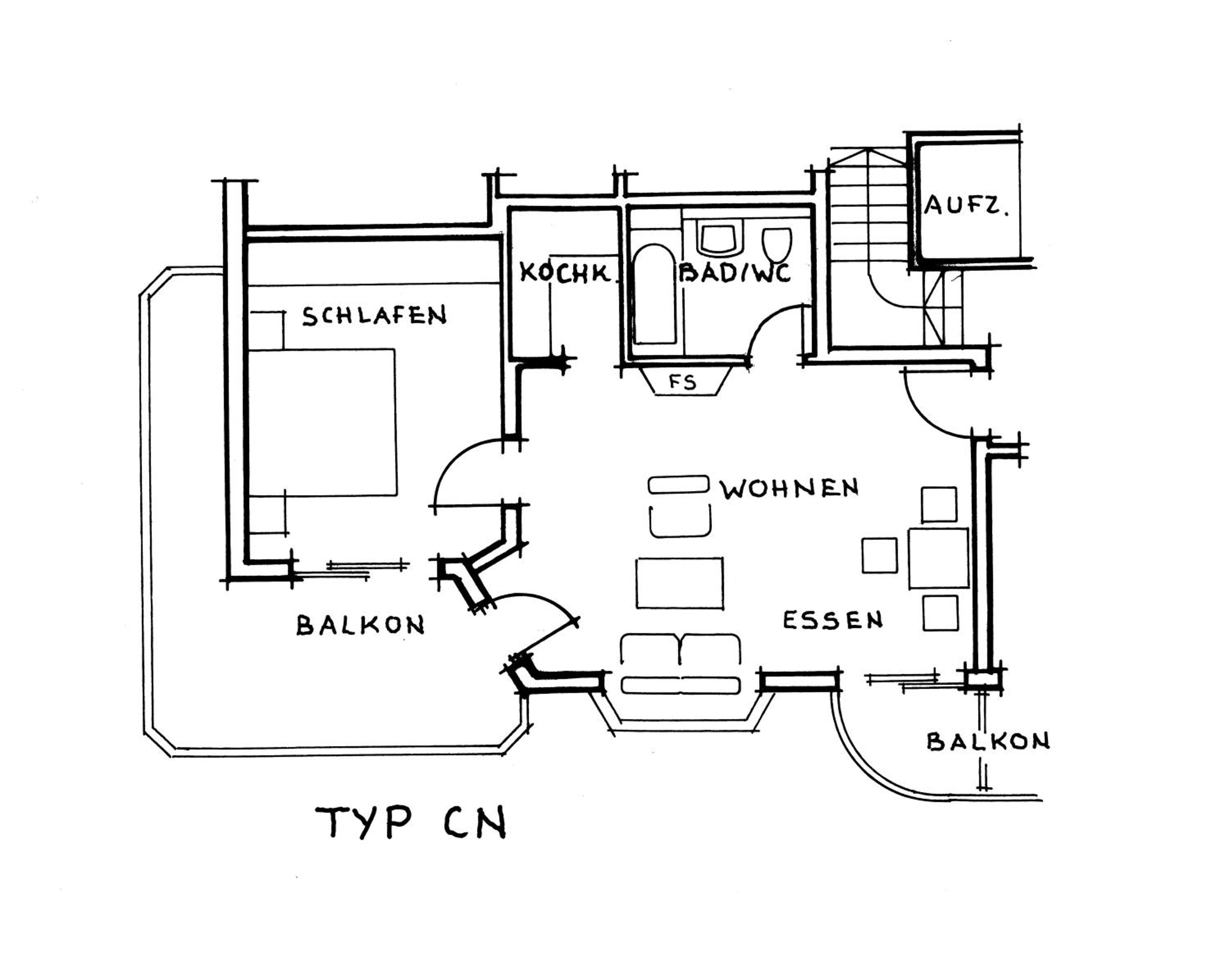 Superior Appartement mit Schlafzimmer und 2 Balkonen photo 2