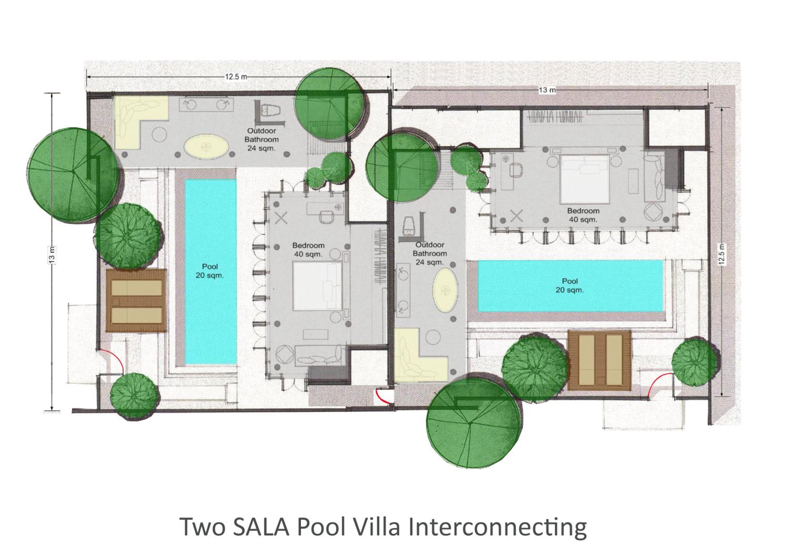 SALA Connecting Pool Villa