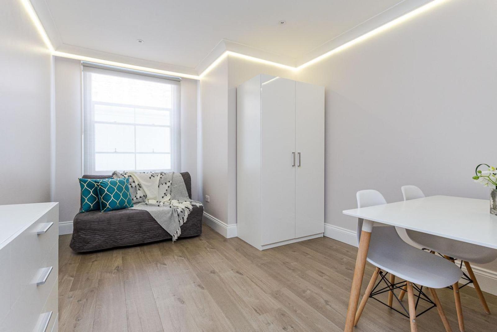One-Bedroom Apartment with Single Sofa Bed  Lower Ground photo 2