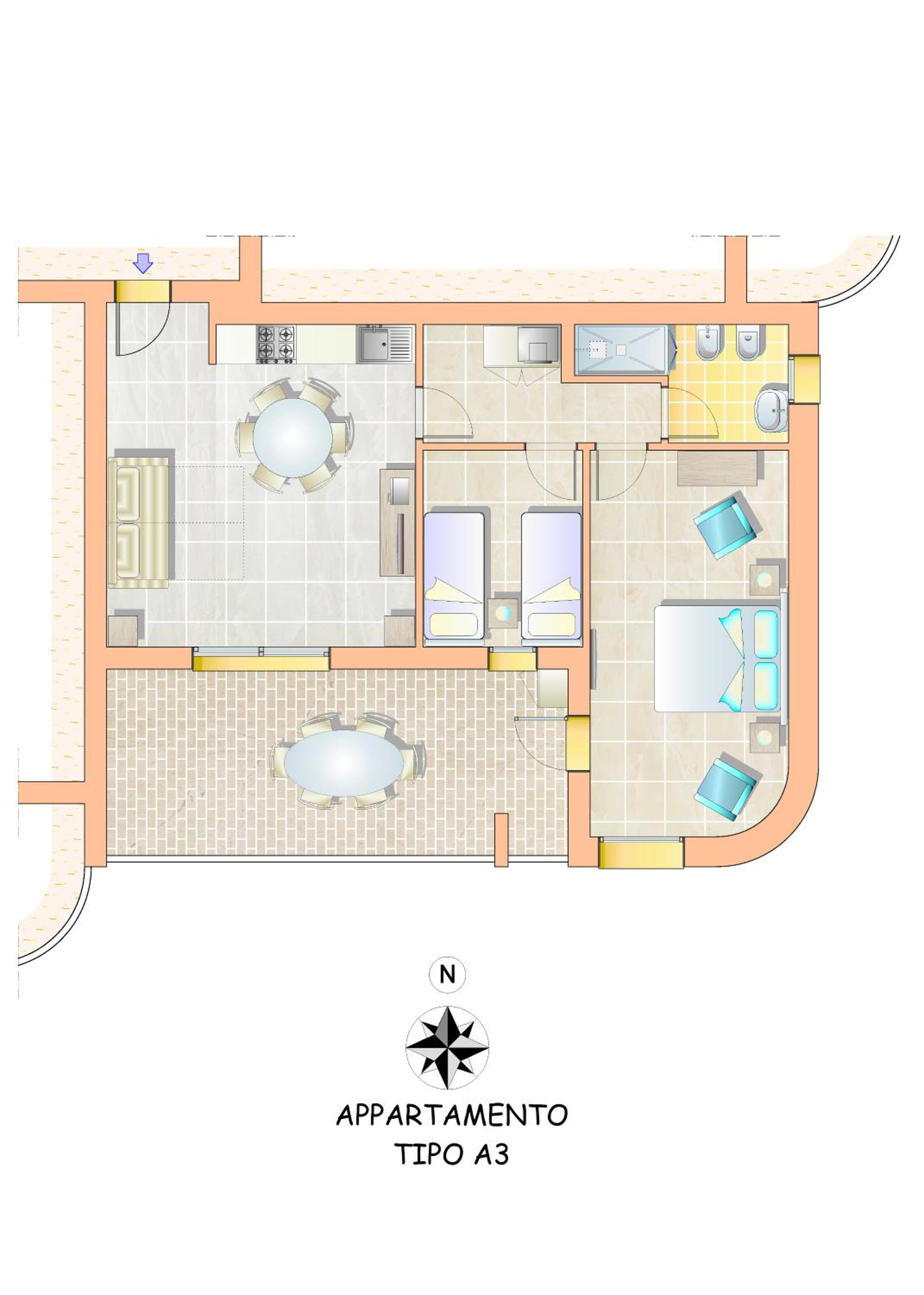 Deluxe Two-Bedroom Apartment (7 Adults)  - Photo 3