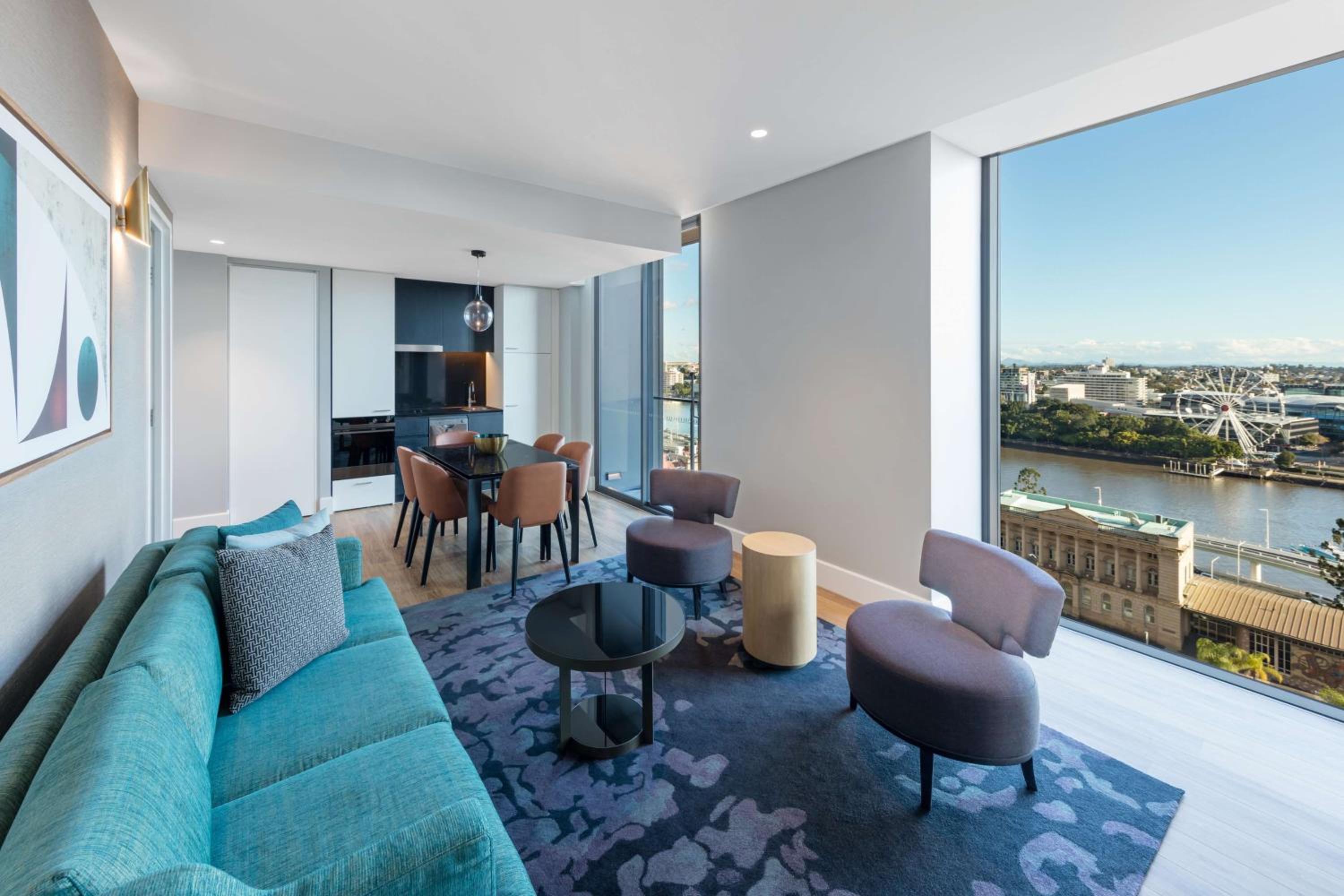 Premier Two Bedroom Apartment with Balcony and Riverview