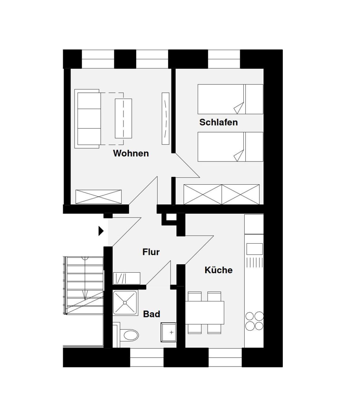 One-Bedroom Apartment photo 3