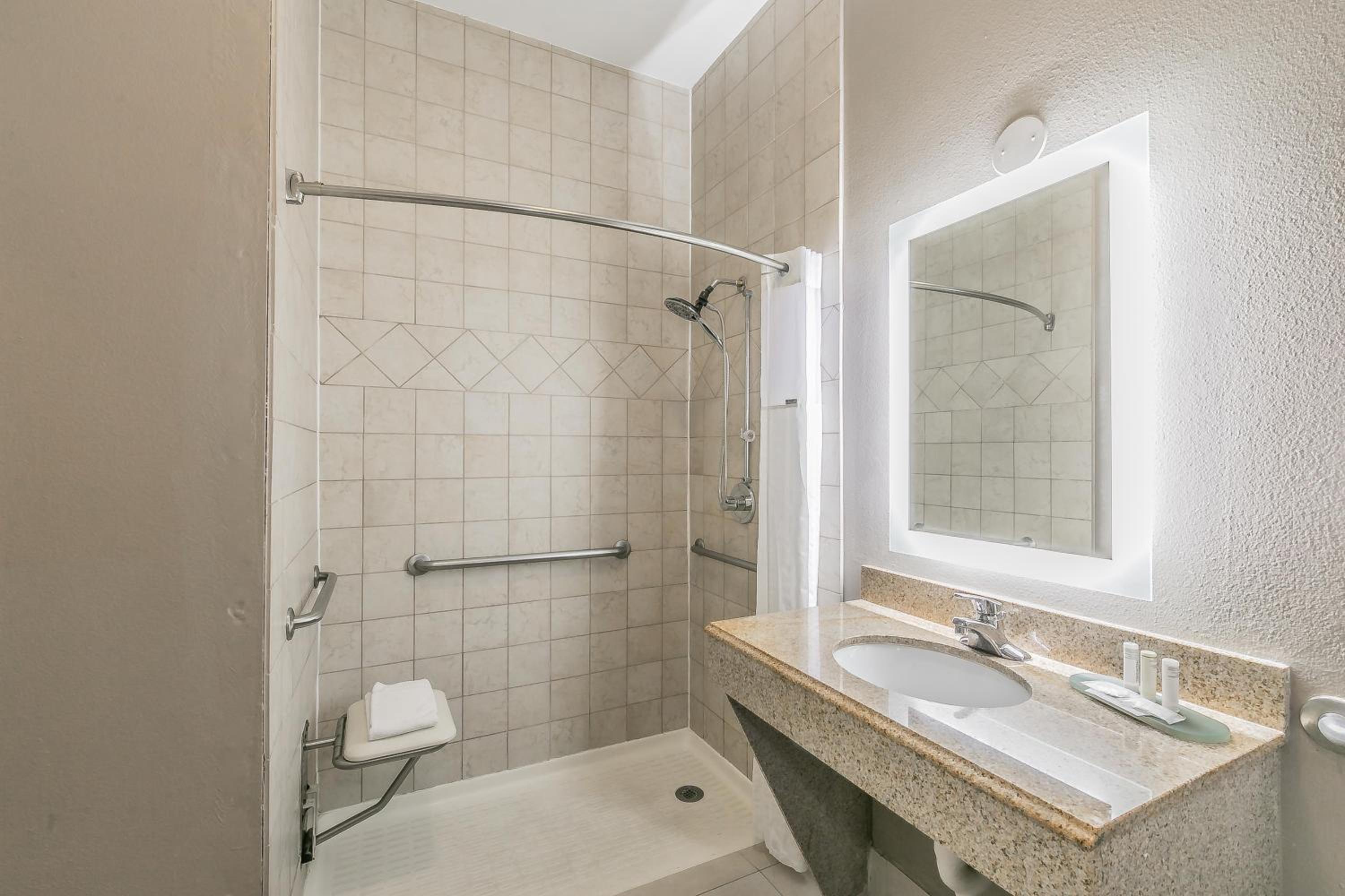 Deluxe King Suite with Roll-In Shower - Mobility Accessible/Non-Smoking photo 3