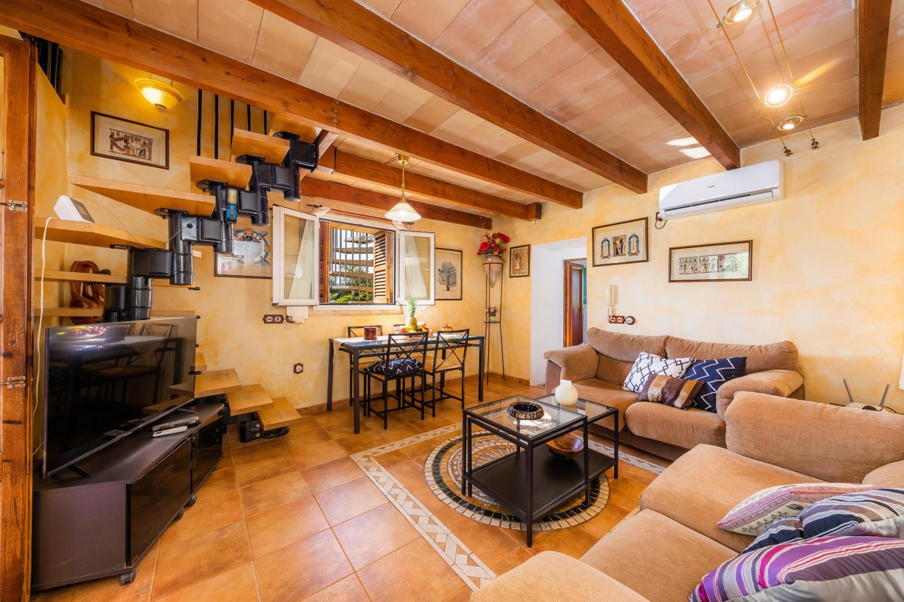 Villa con vistas al jardín