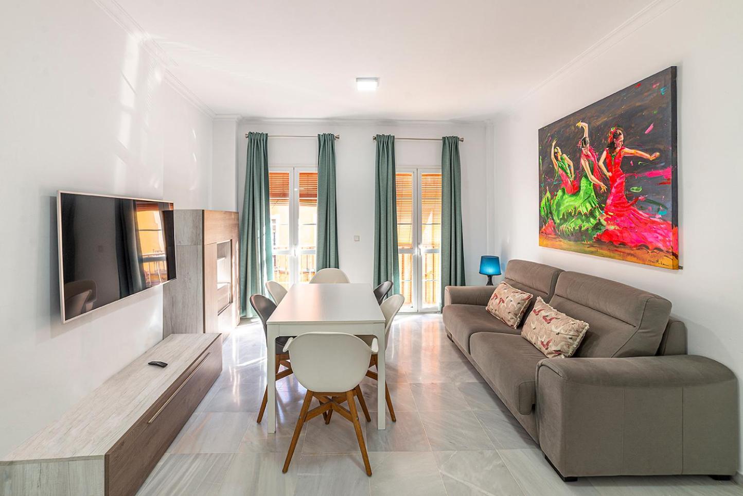 Apartamento de dos habitaciones con terraza privada