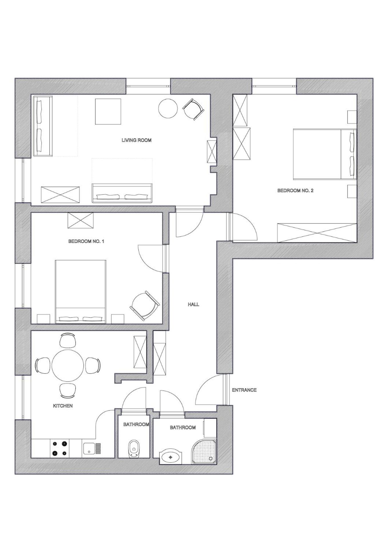 Two-Bedroom Apartment - Third Floor photo 3