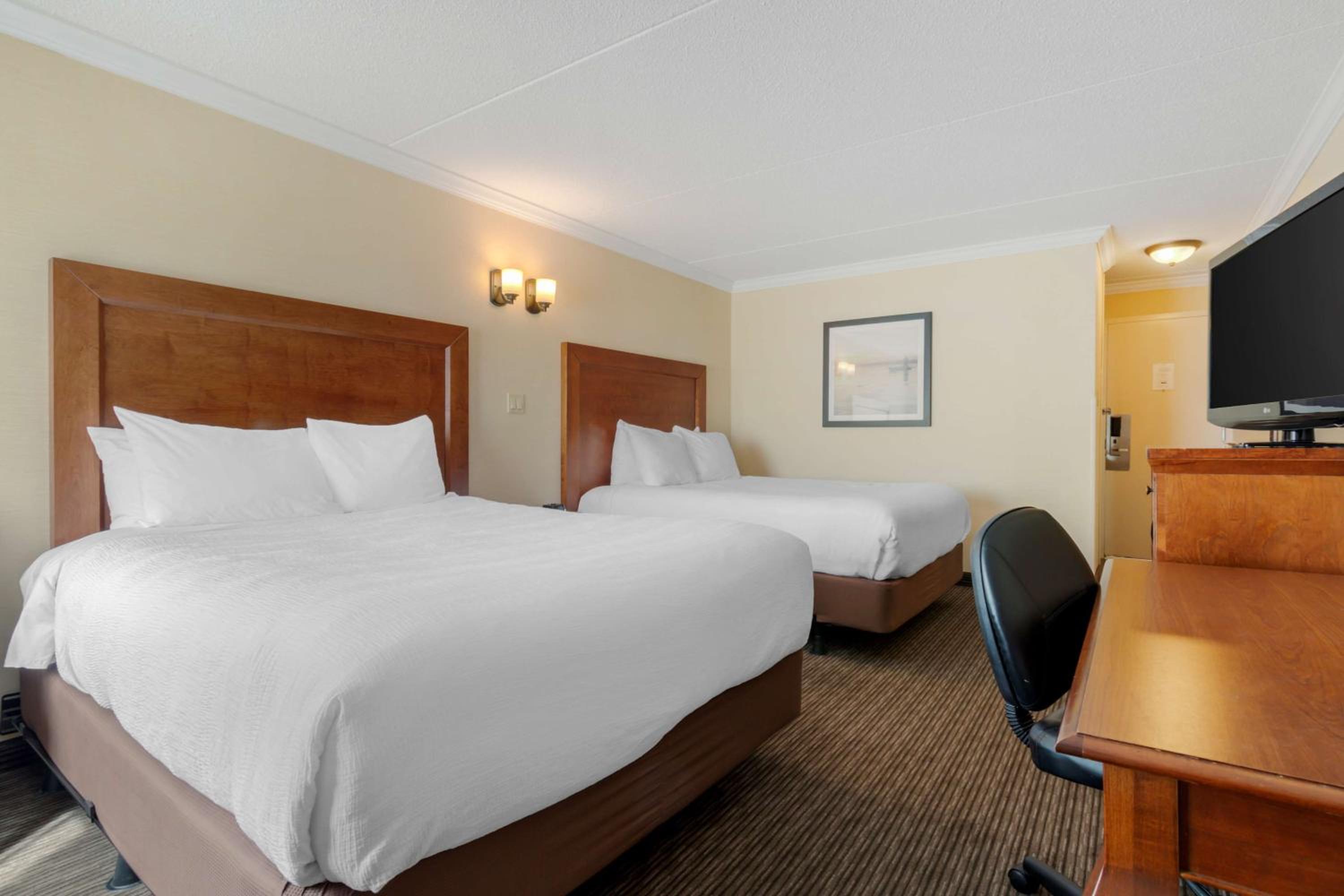 Queen Room with Two Queen Beds and Work Desk - Non-Smoking/Second Floor