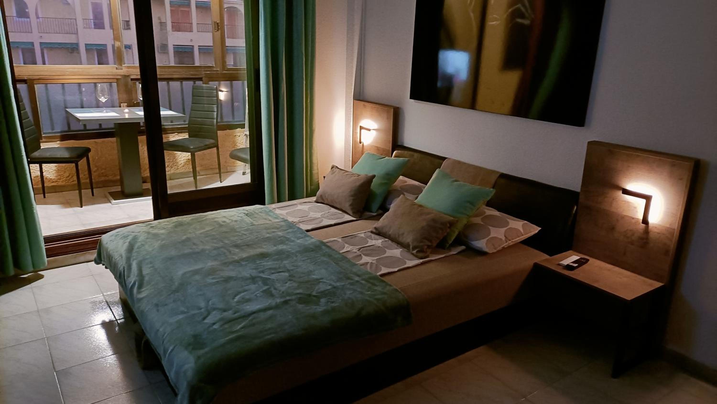 Apartamento con vista a la piscina