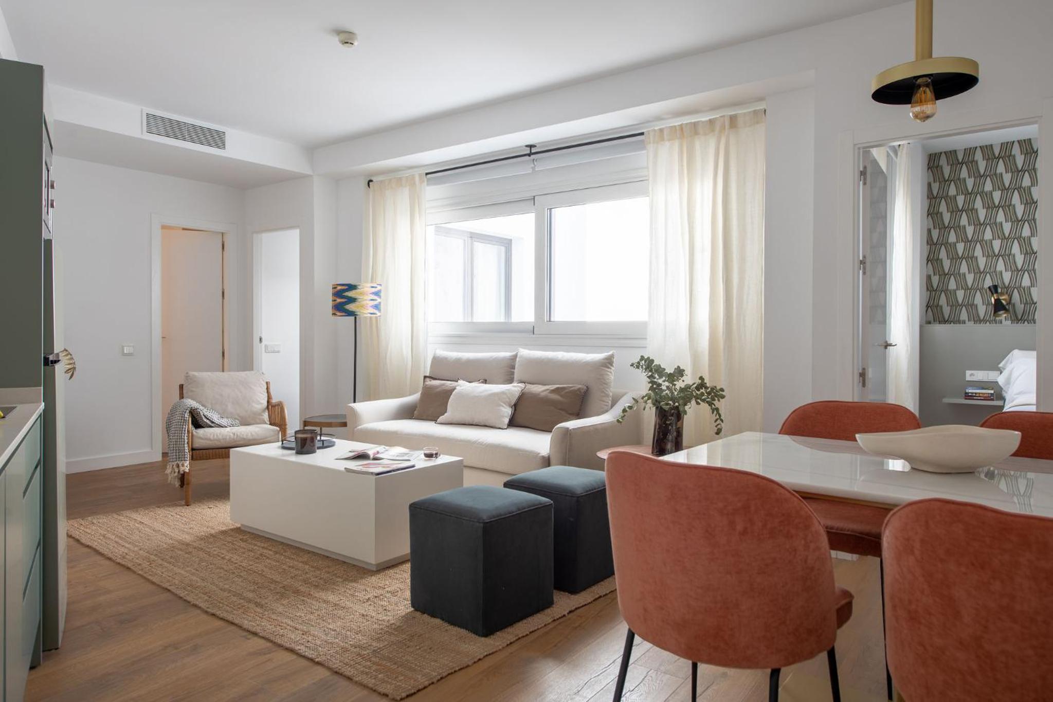 Apartamento de dos habitaciones