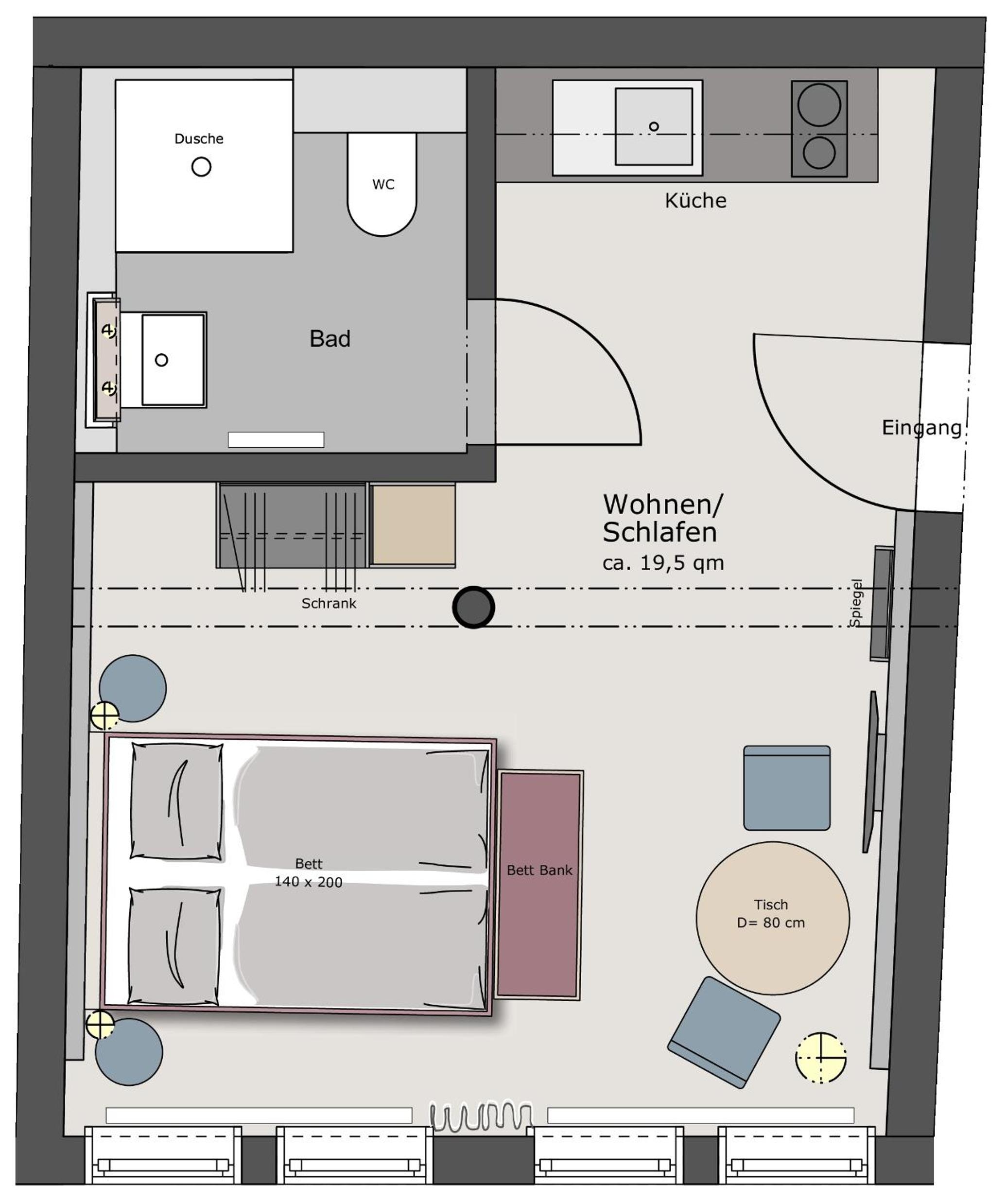 One-Bedroom Apartment photo 2