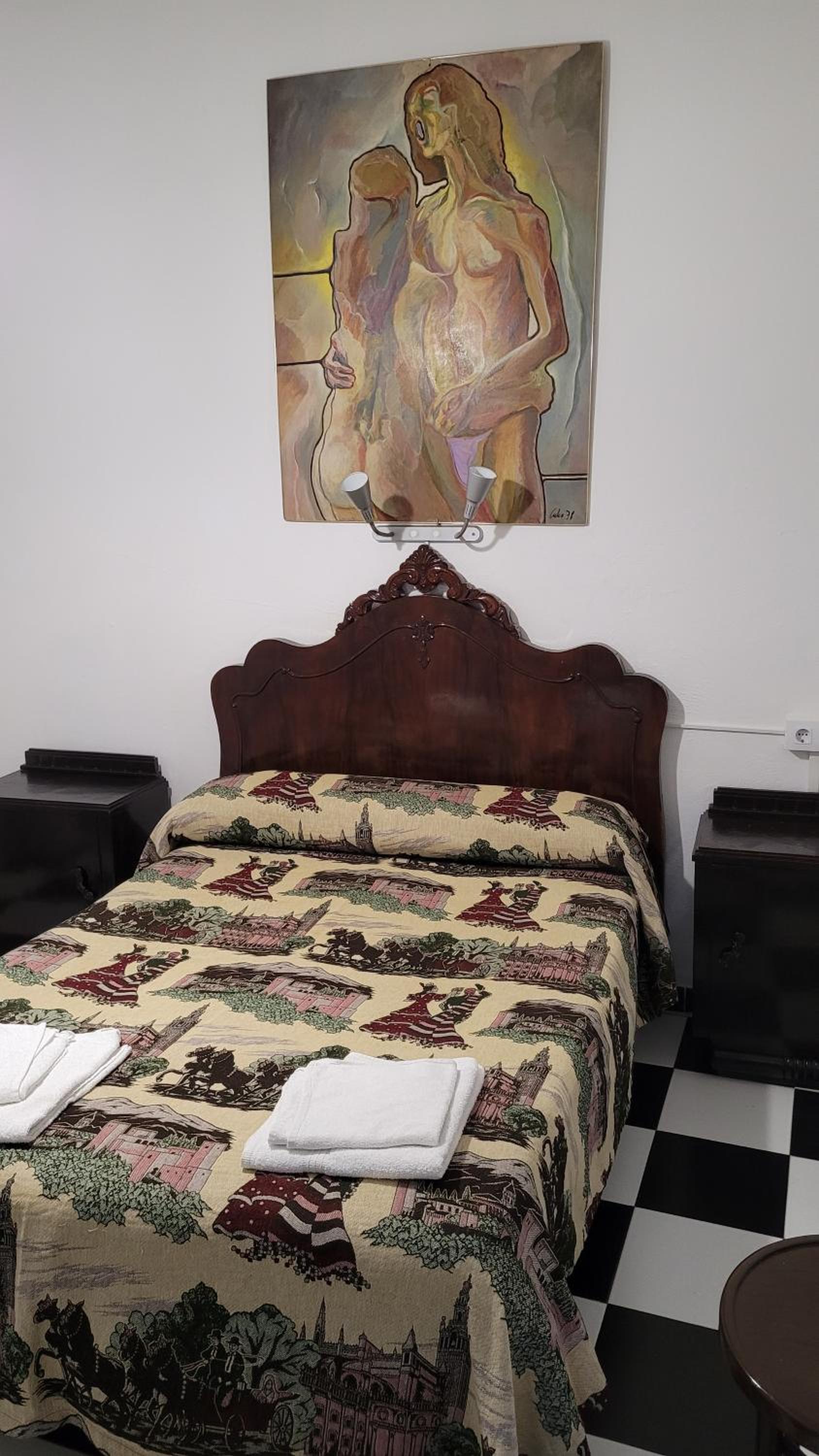Habitación doble con baño compartido
