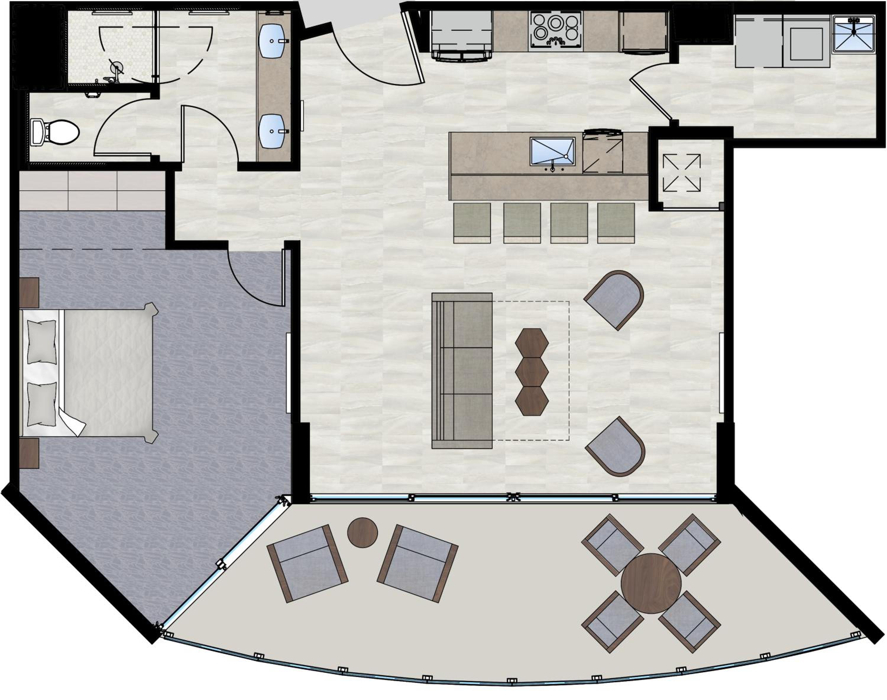 1 Bedroom Ocean View Residence - Photo 3
