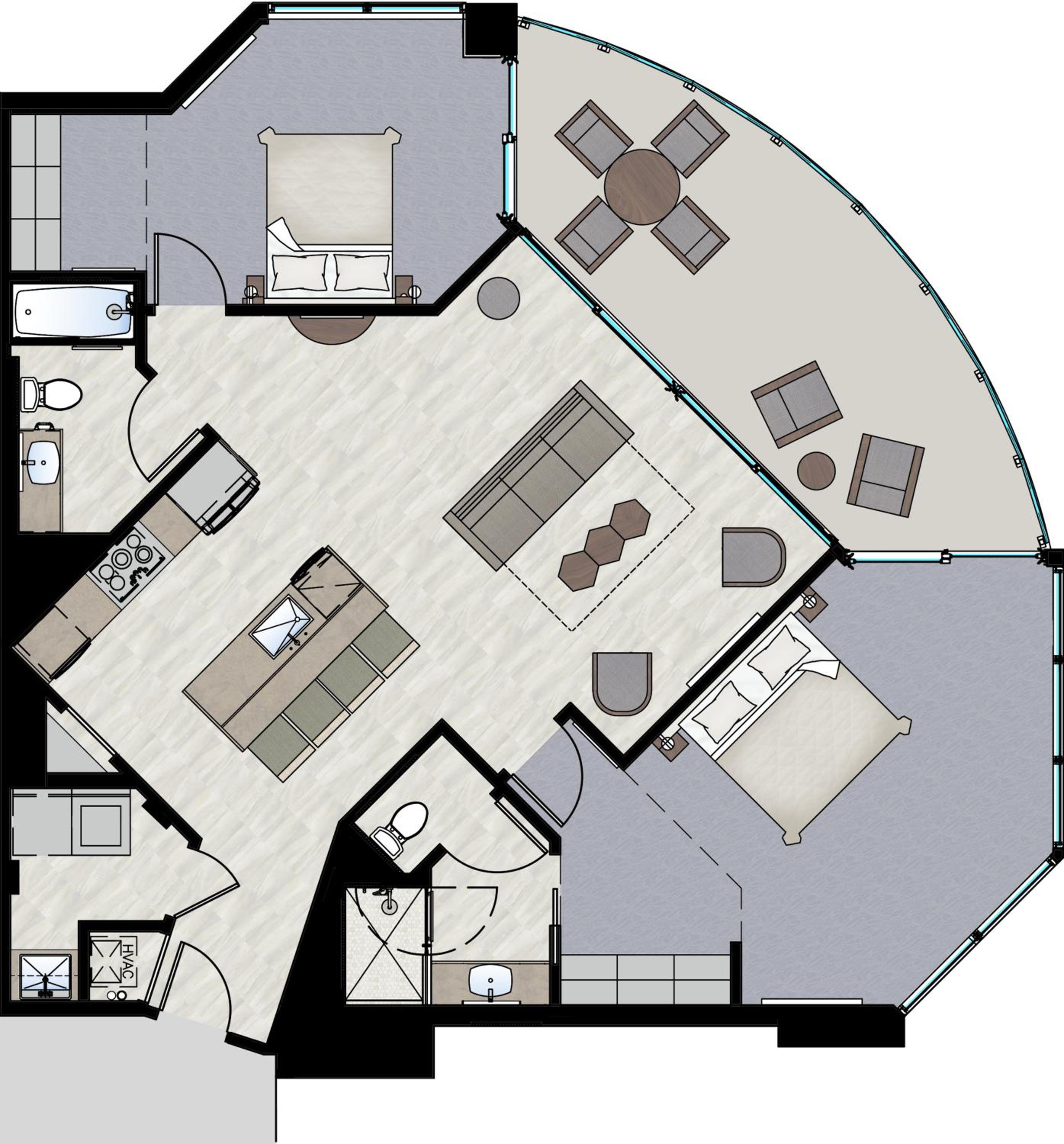 2 Bedroom City View Residence - Photo 9