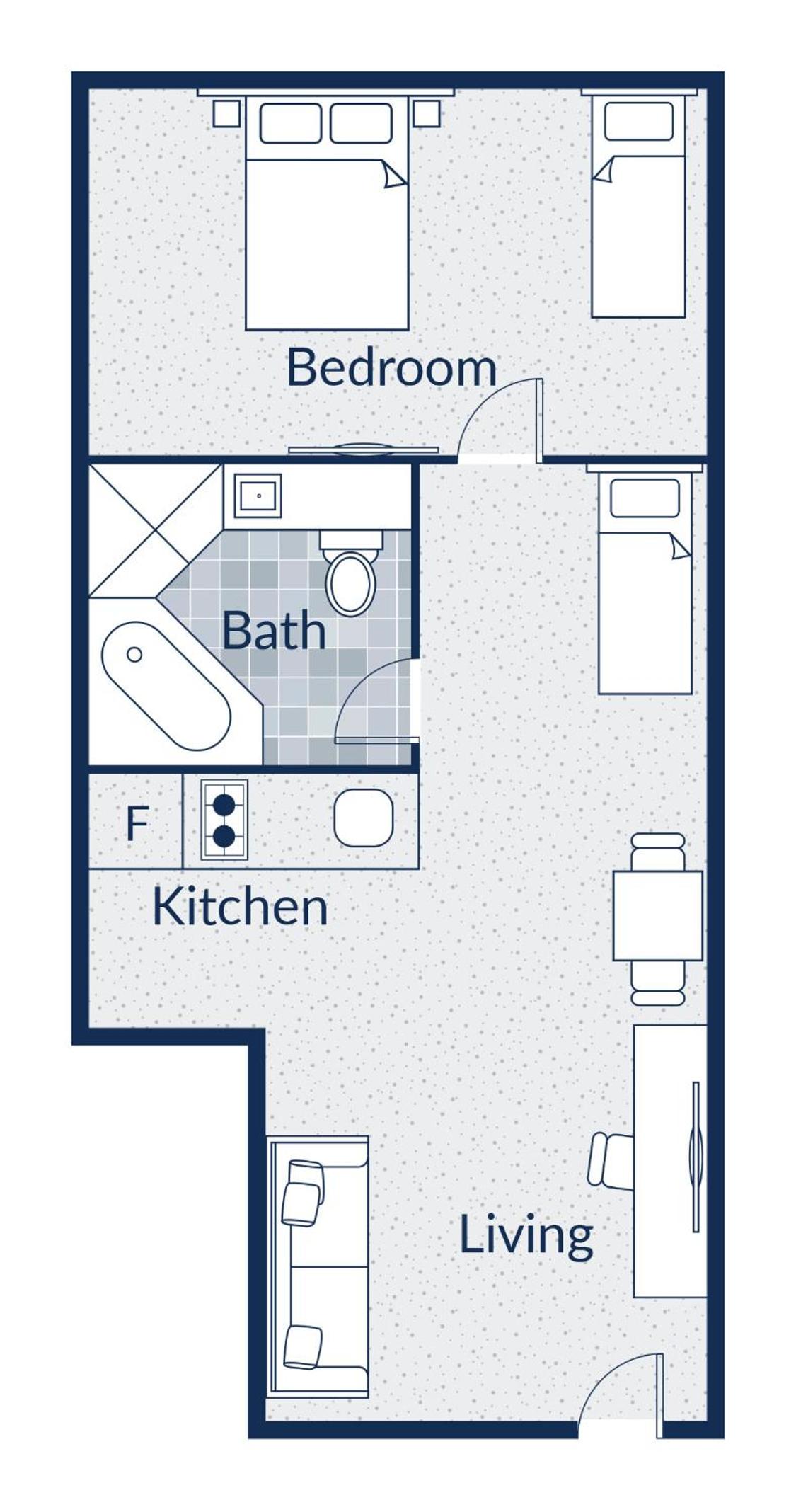 Family Suite with Kitchen (No Pets) photo 2