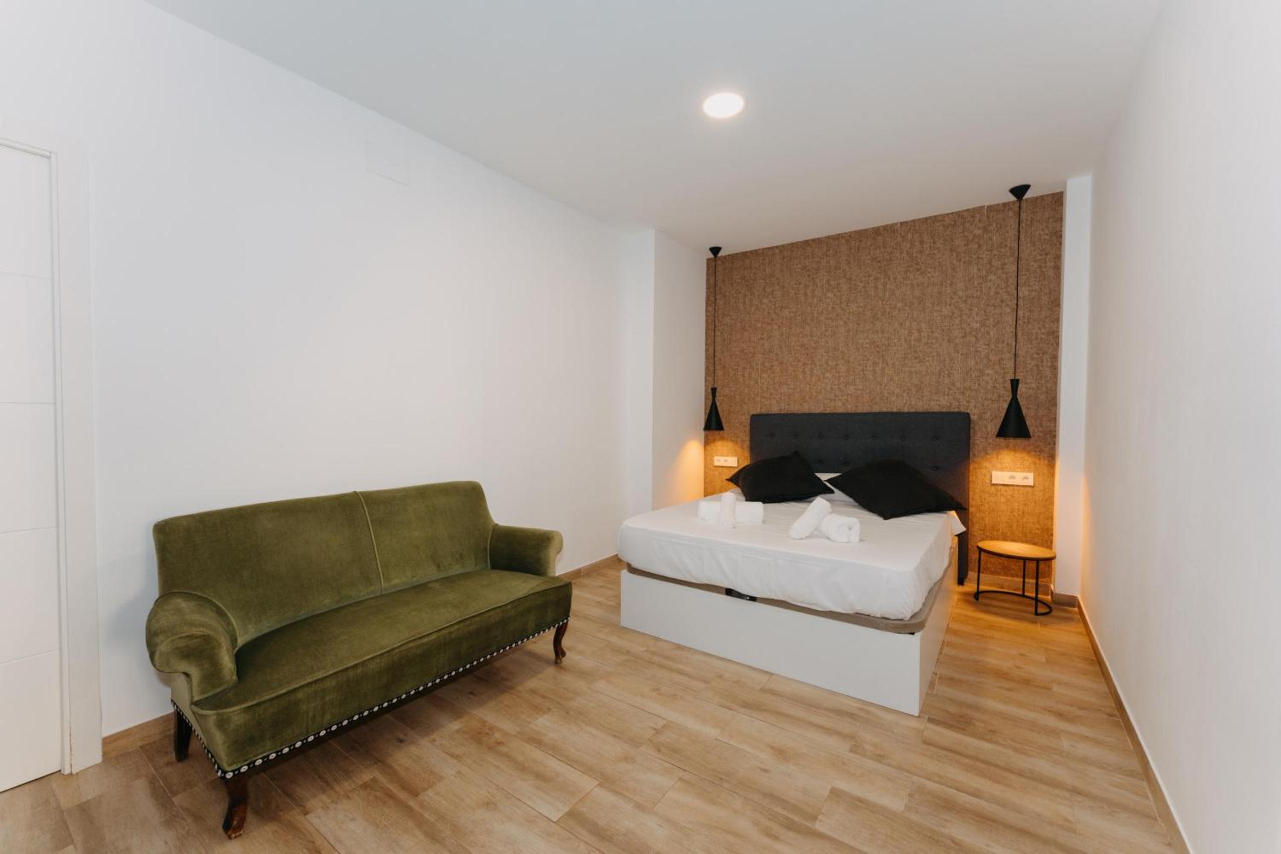 Apartamento con vista al jardín
