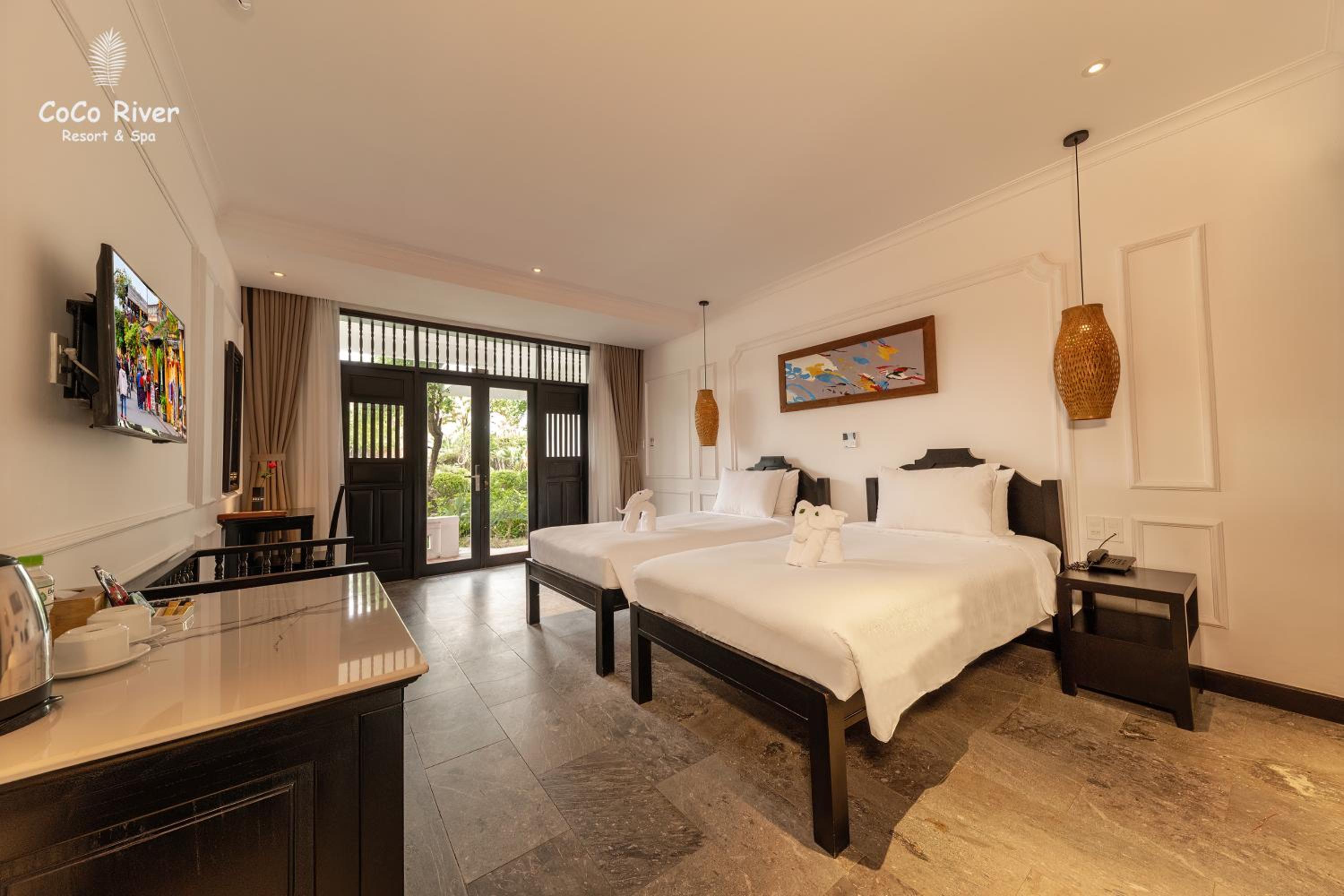 Deluxe Twin Room with Garden View - Photo 9
