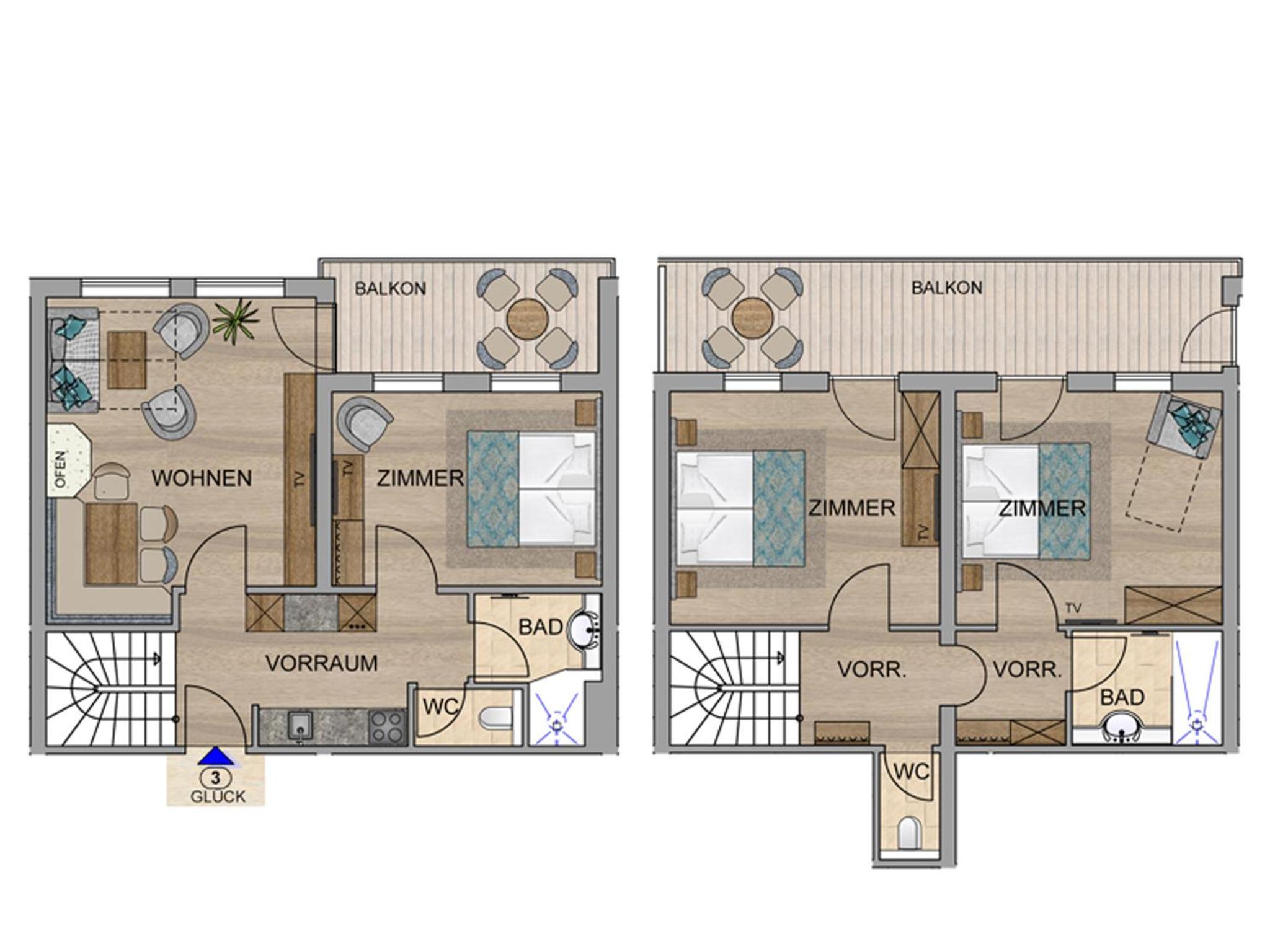 Superior Three-Bedroom Apartment photo 3