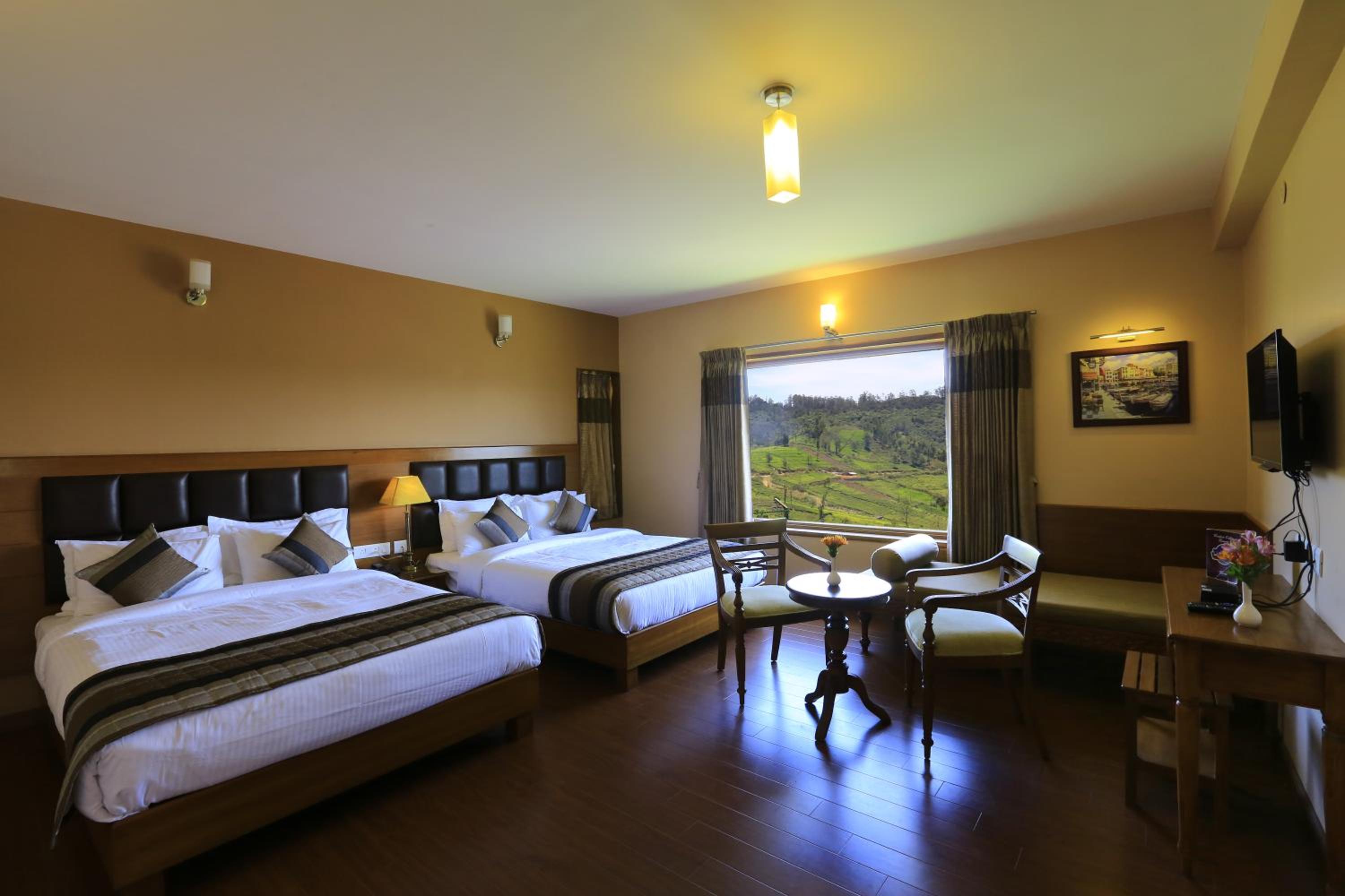 Family Room with Mountain View