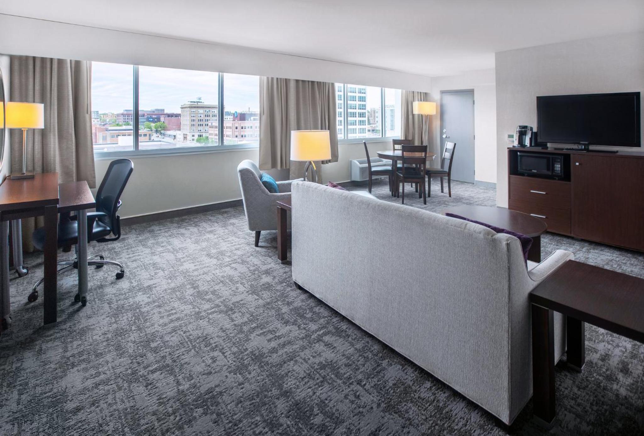 One-Bedroom King Suite with City View photo 3