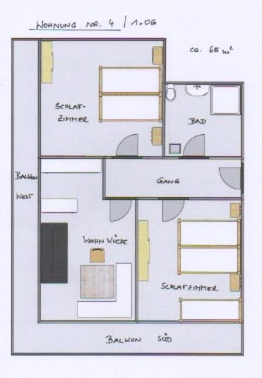 Two-Bedroom Apartment with Balcony photo 2