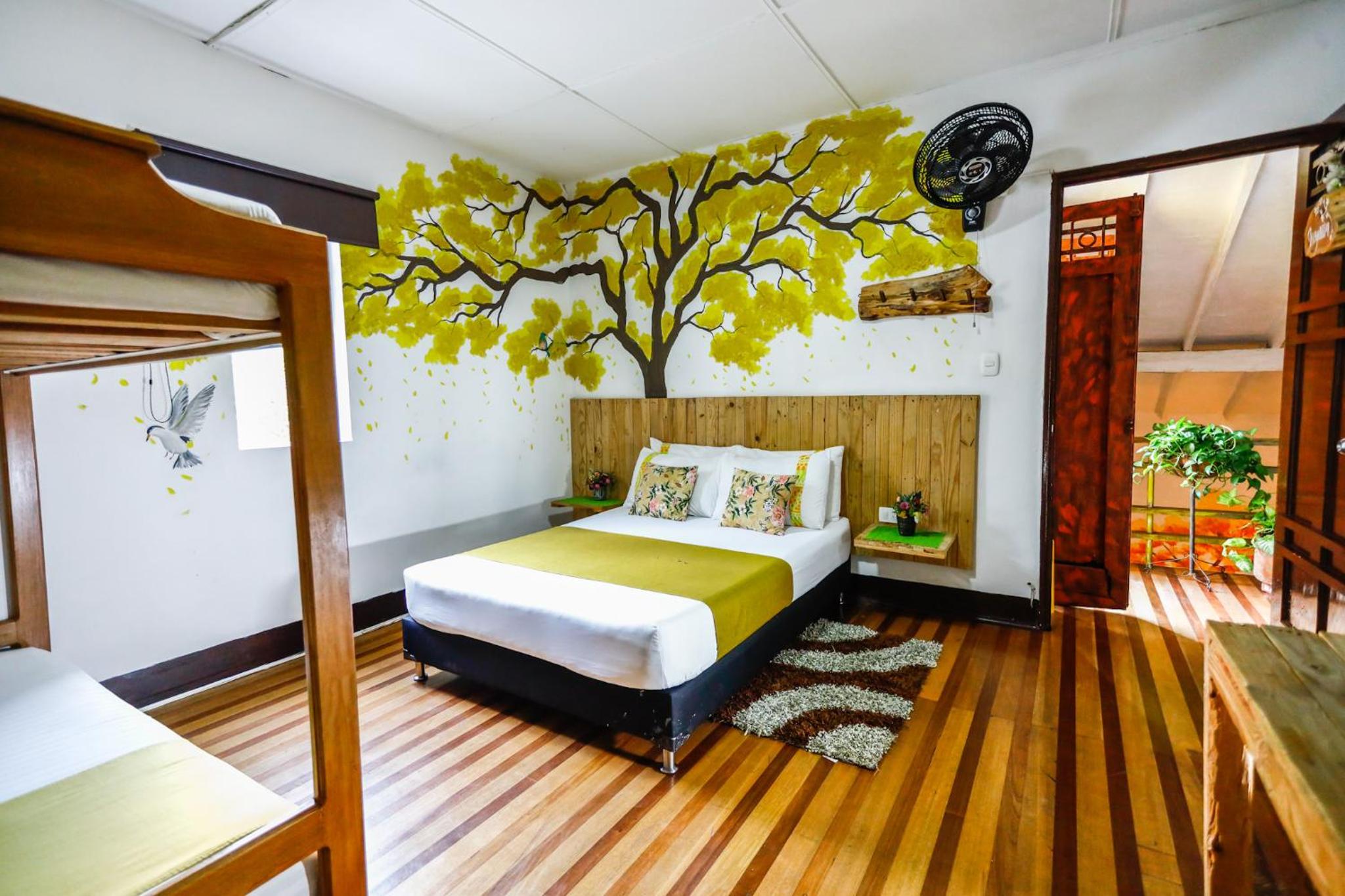 Economy Quadruple Room with Shared Bathroom