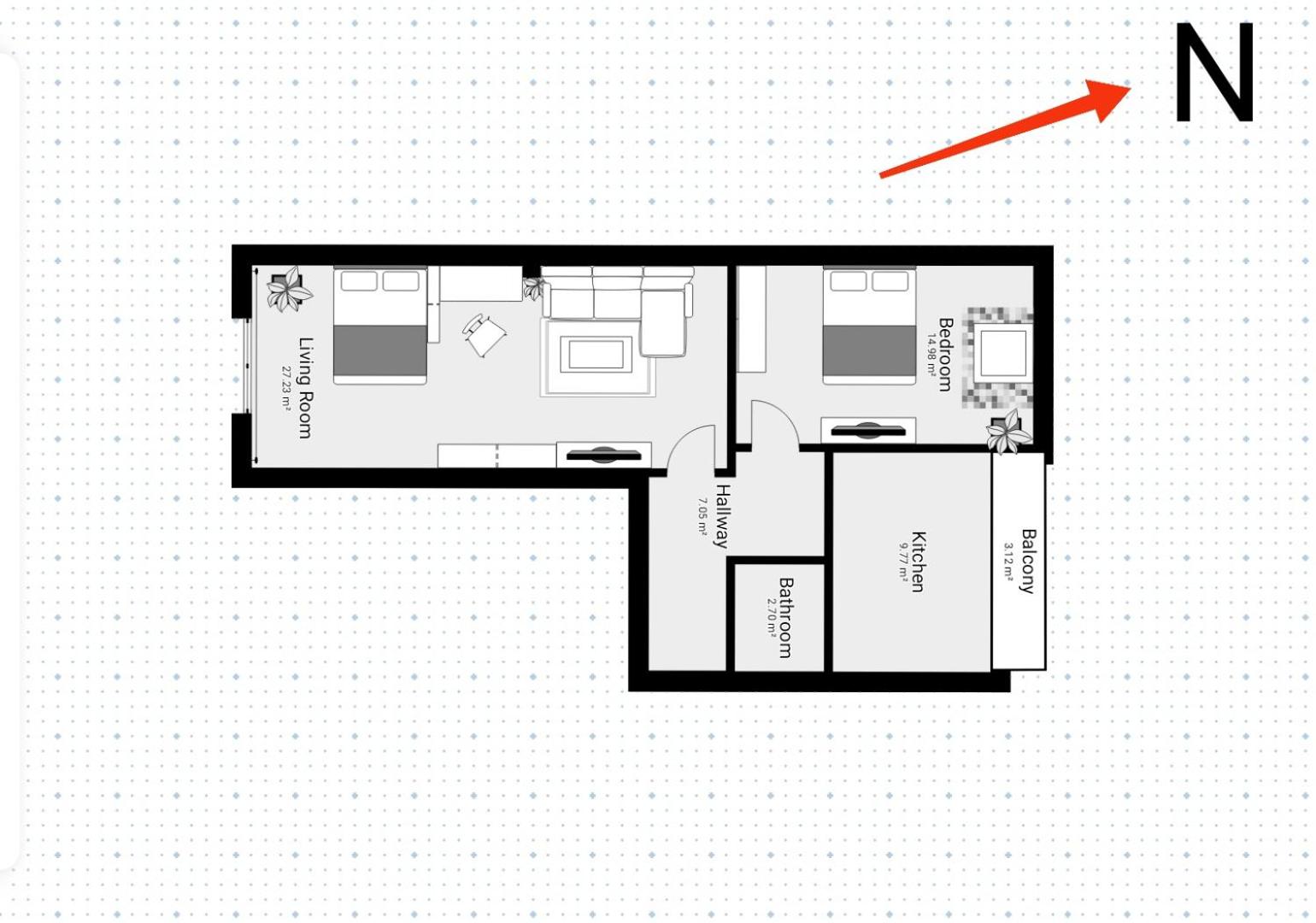 Two-Bedroom Apartment - Photo 21