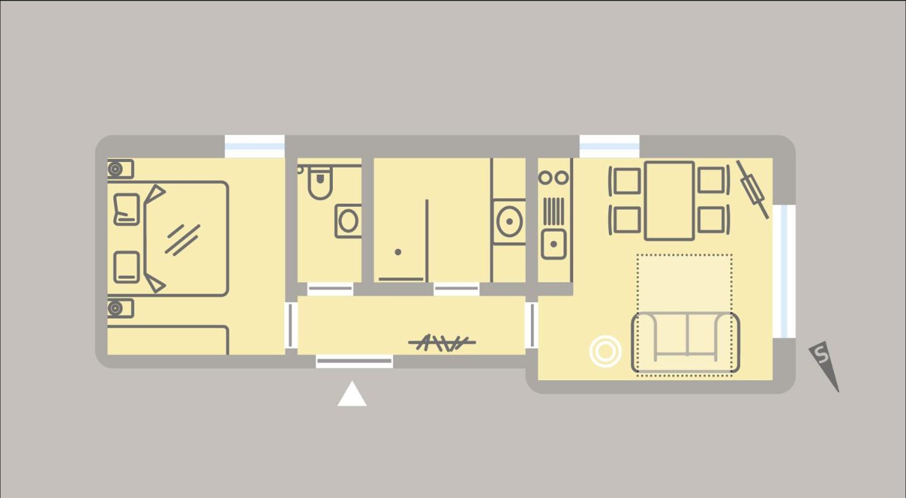 One-Bedroom Apartment photo 2
