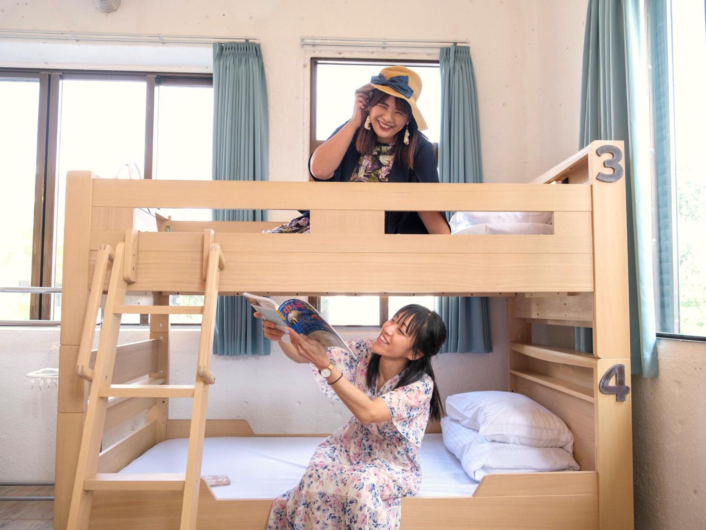 Bed in 6-Bed Female Dormitory Room