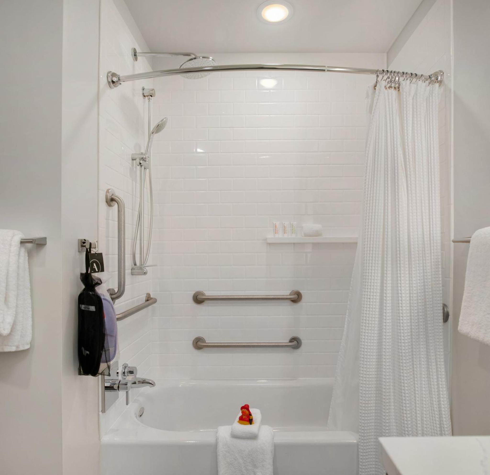 Deluxe King Mobility- and Hearing-Accessible Studio Suite With Tub - Photo 7