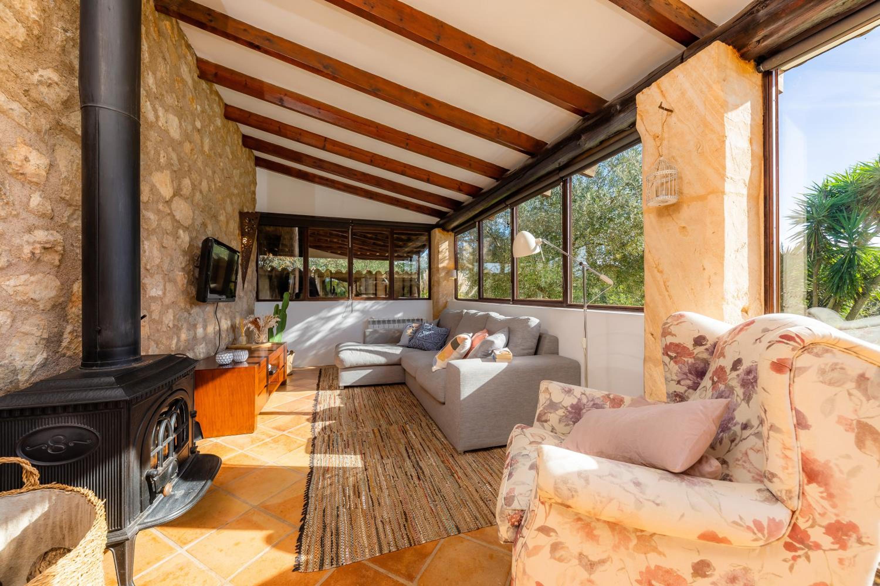 Villa con vistas al jardín