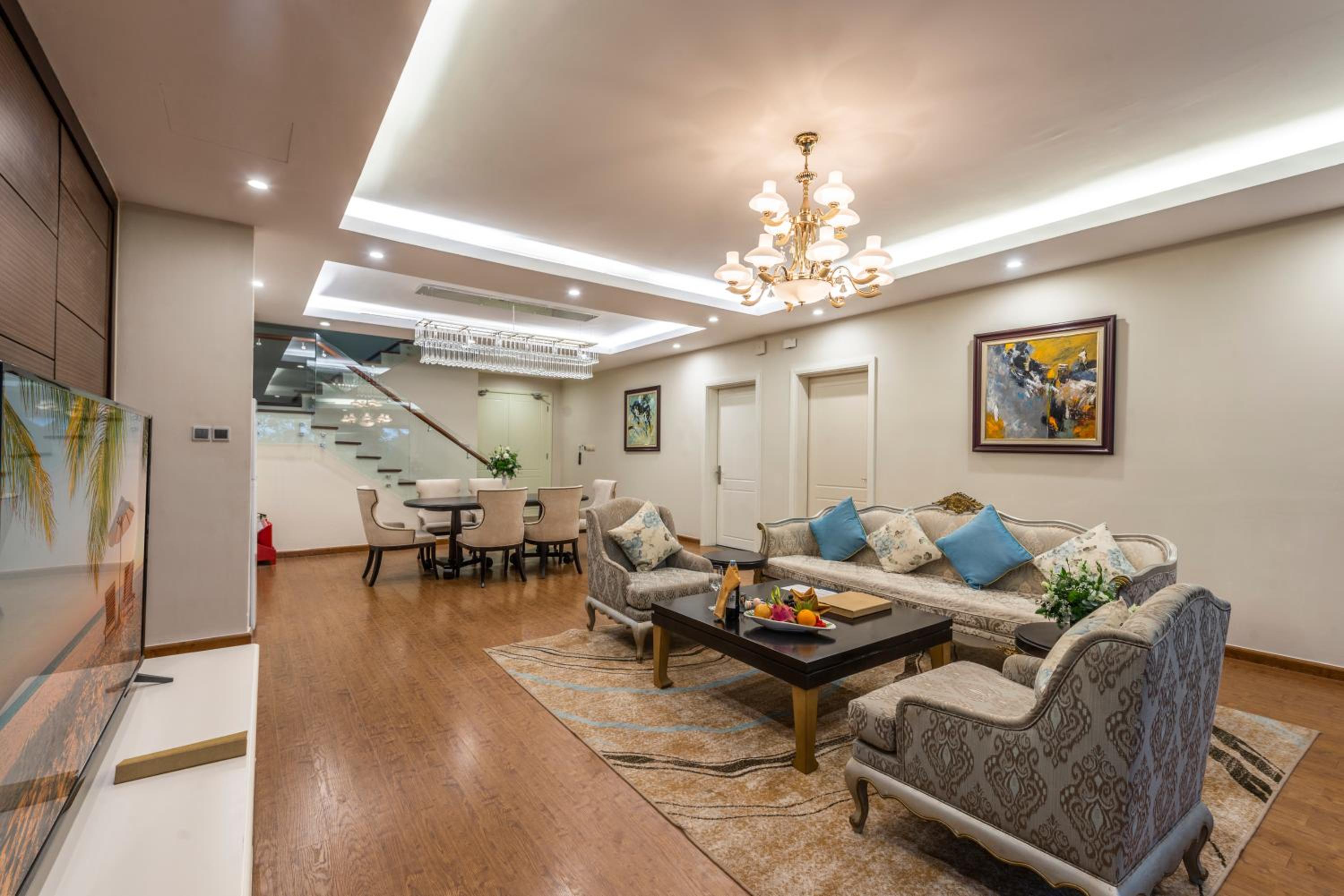 Villa 3-Bedroom Pool View- Breakfast + Free Jjimjilbang access