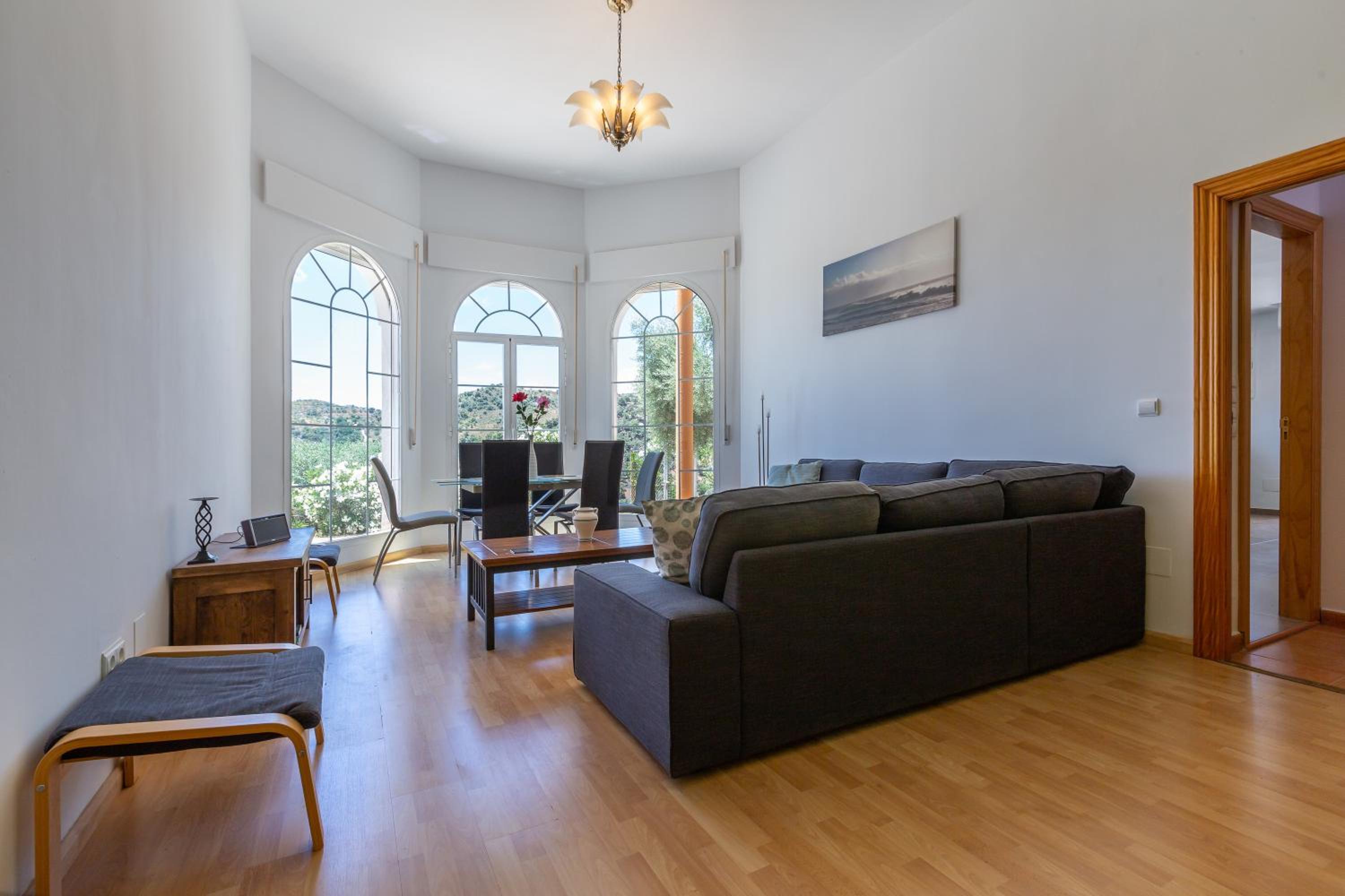 Villa con vistas al jardín