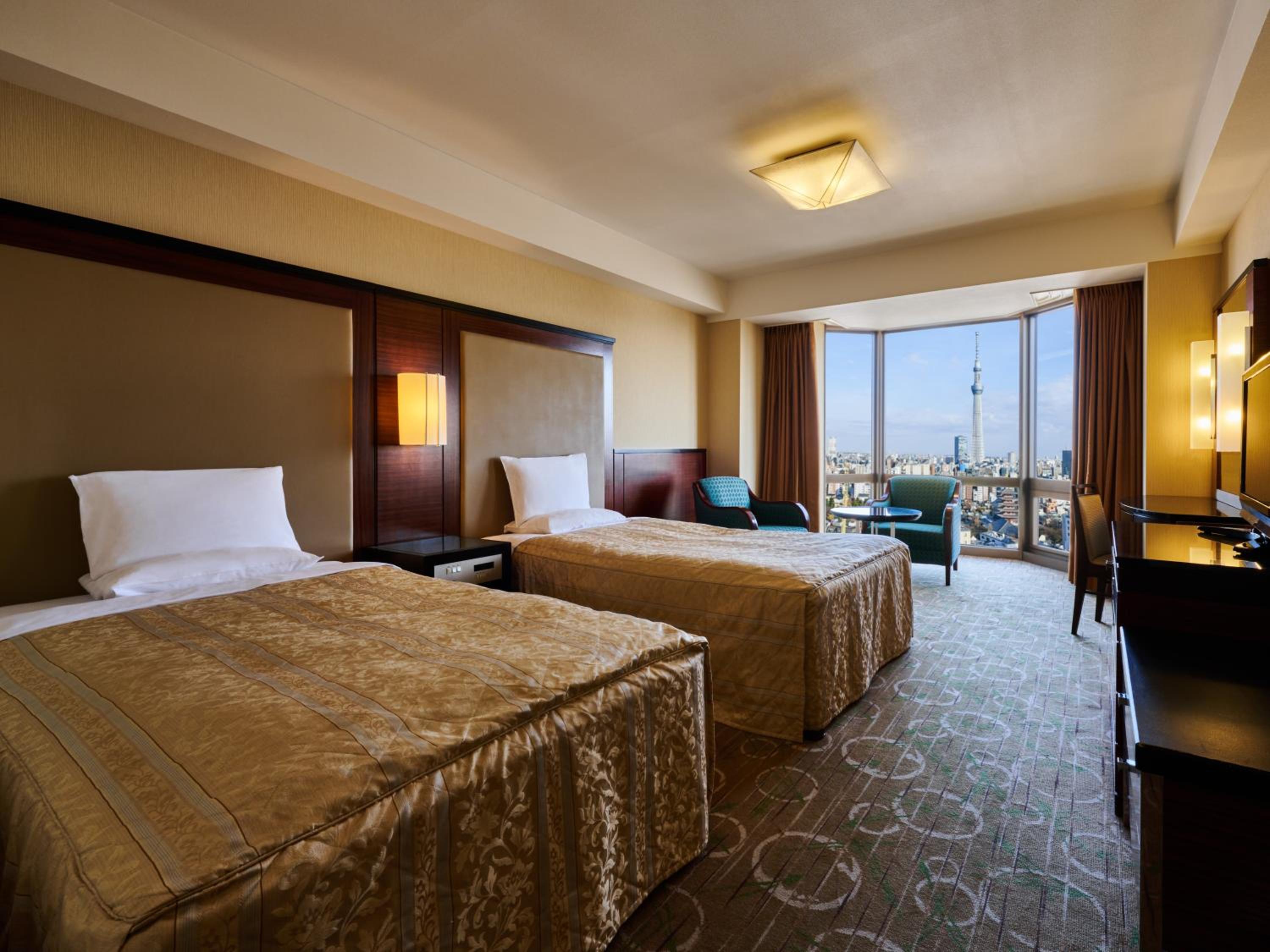 Standard Twin Room With Sky Tree Side - Smoking
