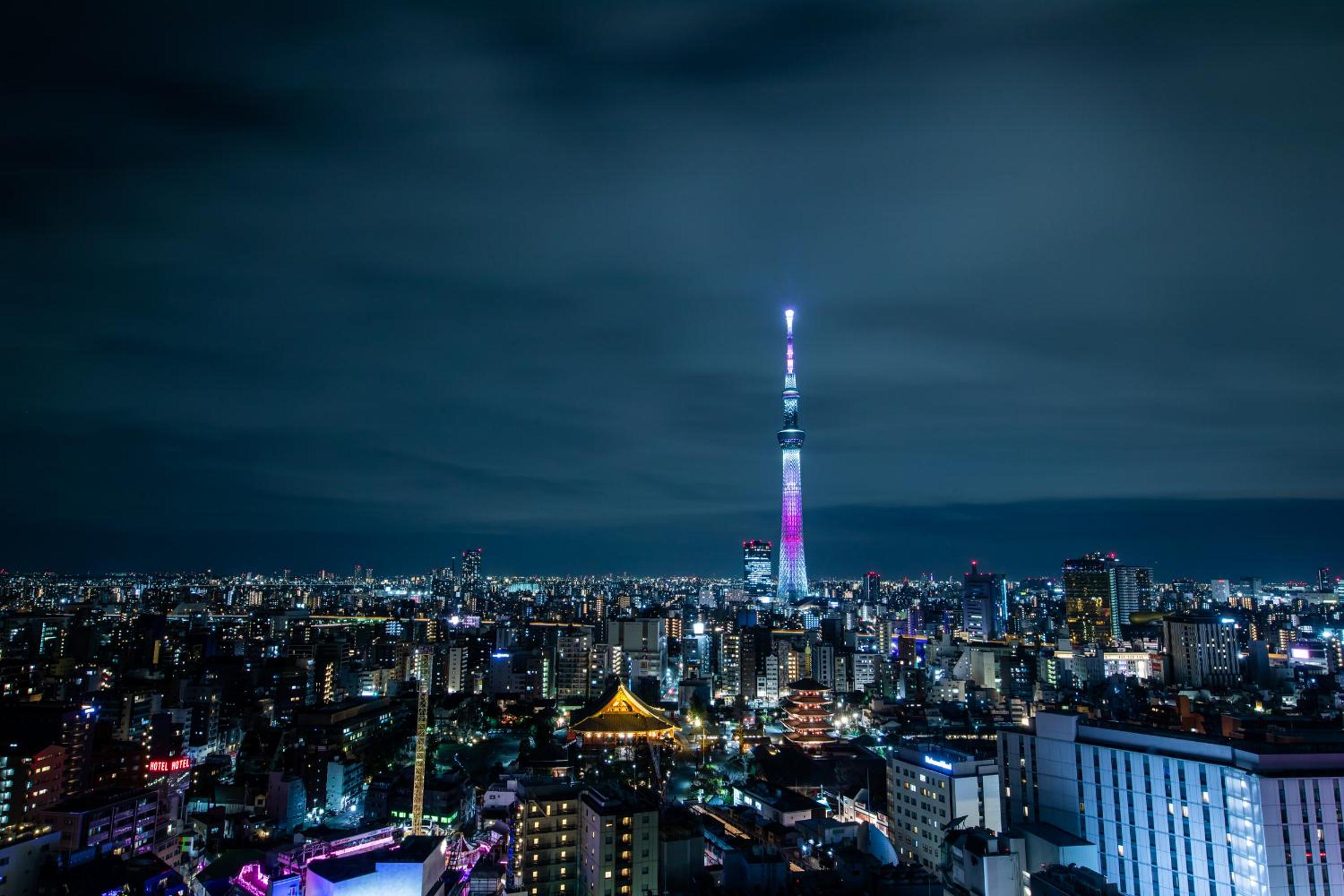 Standard Twin Room With Sky Tree Side - Smoking