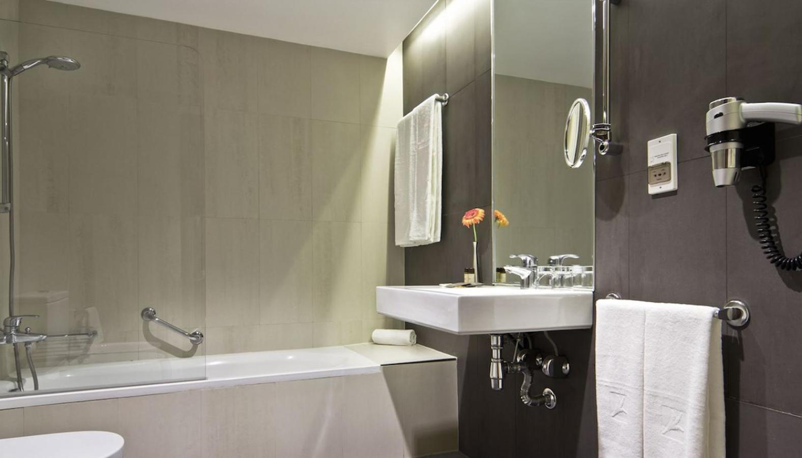 Relax in style in our luxurious spa-like bathroom.