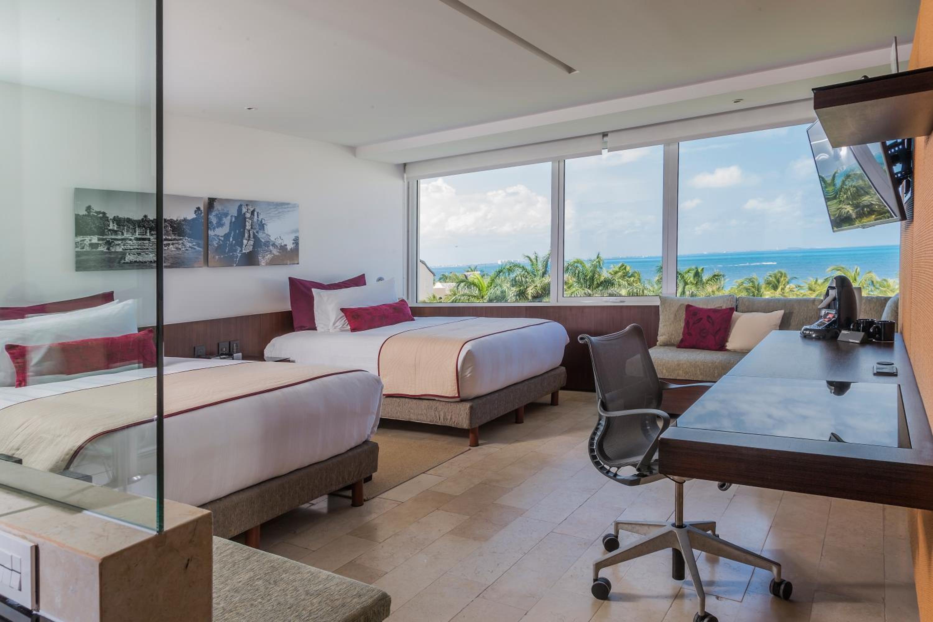 Chambre Classique avec 2 Lits Queen-Size - Vue sur Océan